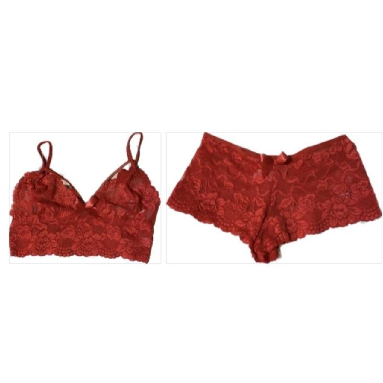 Women's Red Underwear Depop