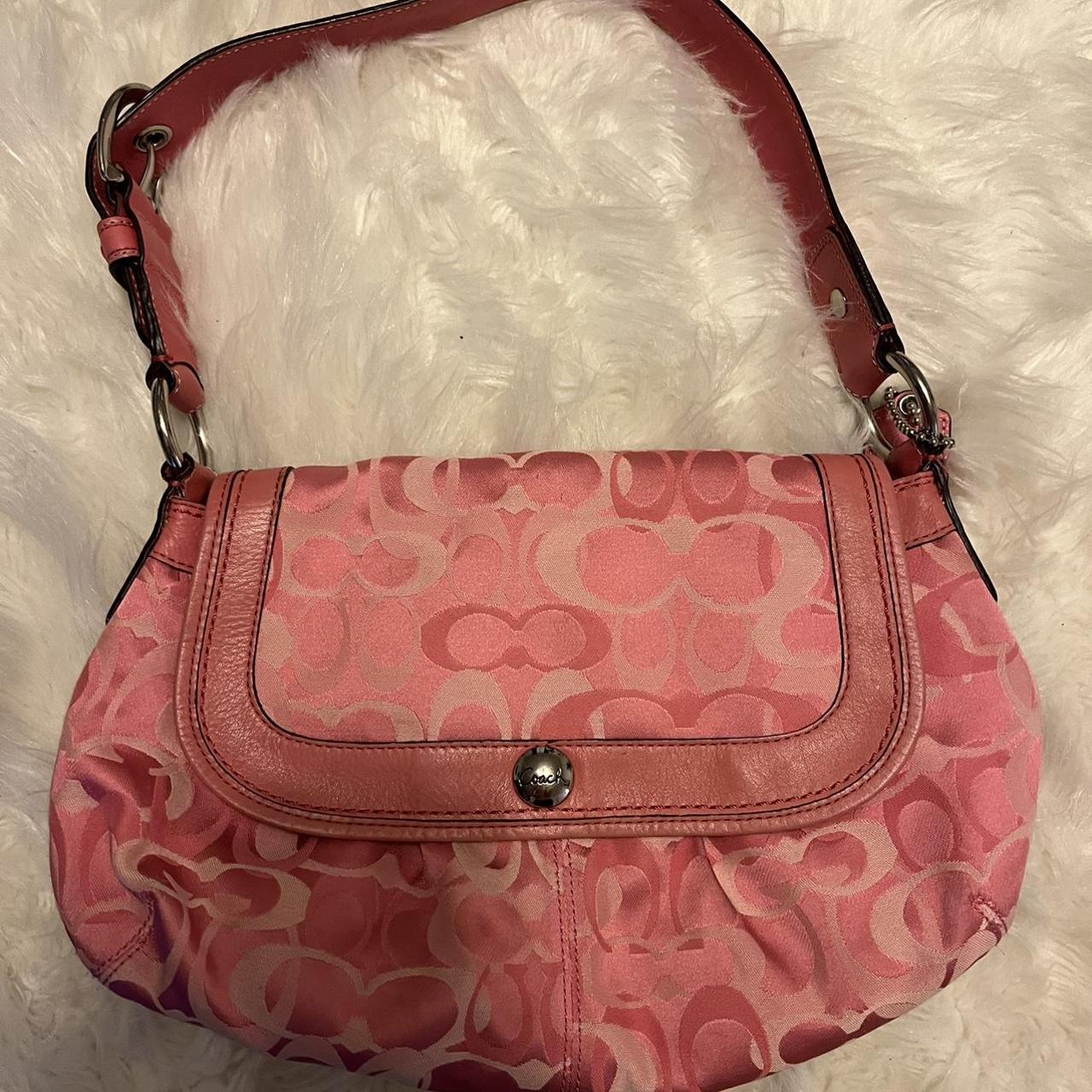 Pink Coach crossbody purse F16550 Perfect for - Depop