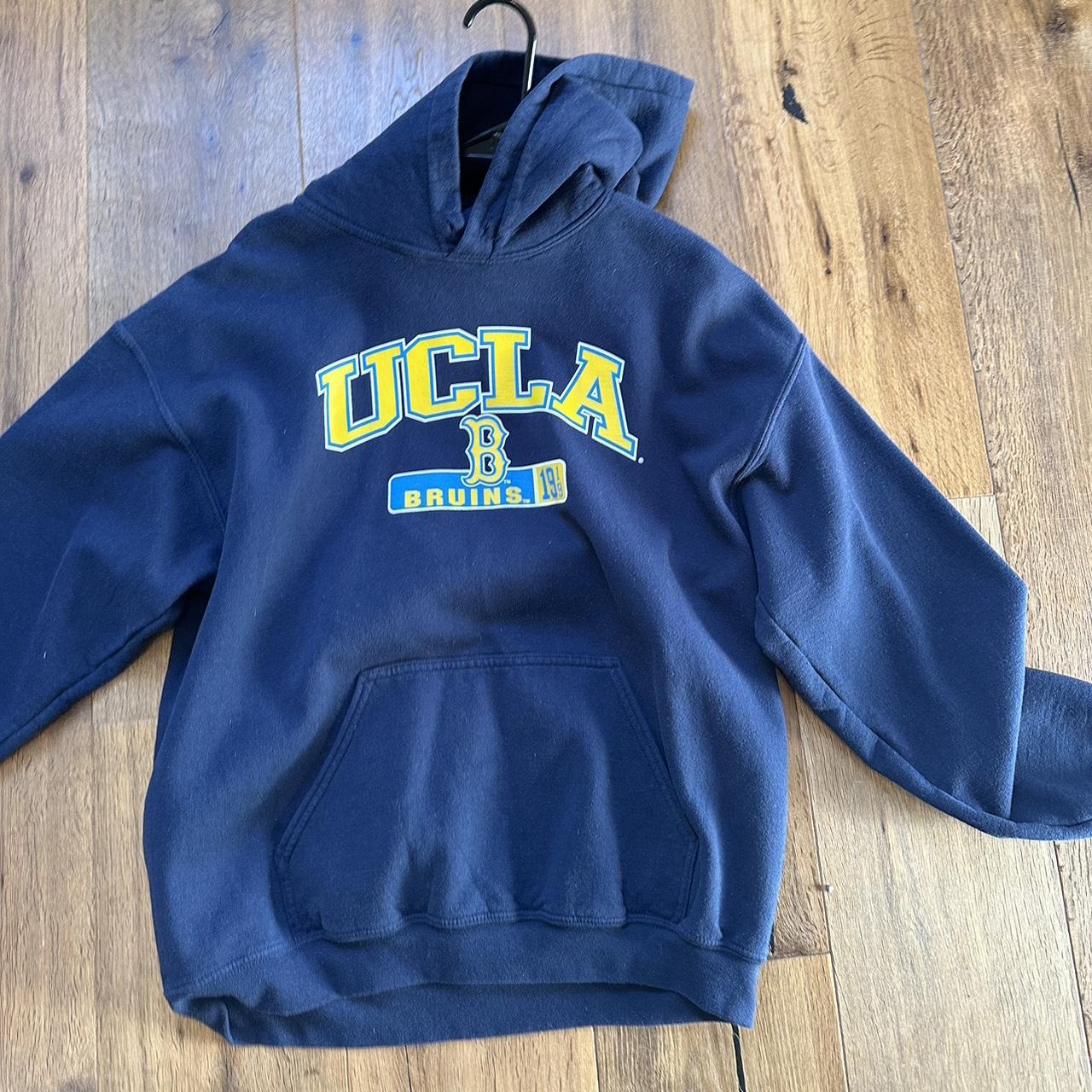 Ucla hoodie great condition dark blue size large... - Depop