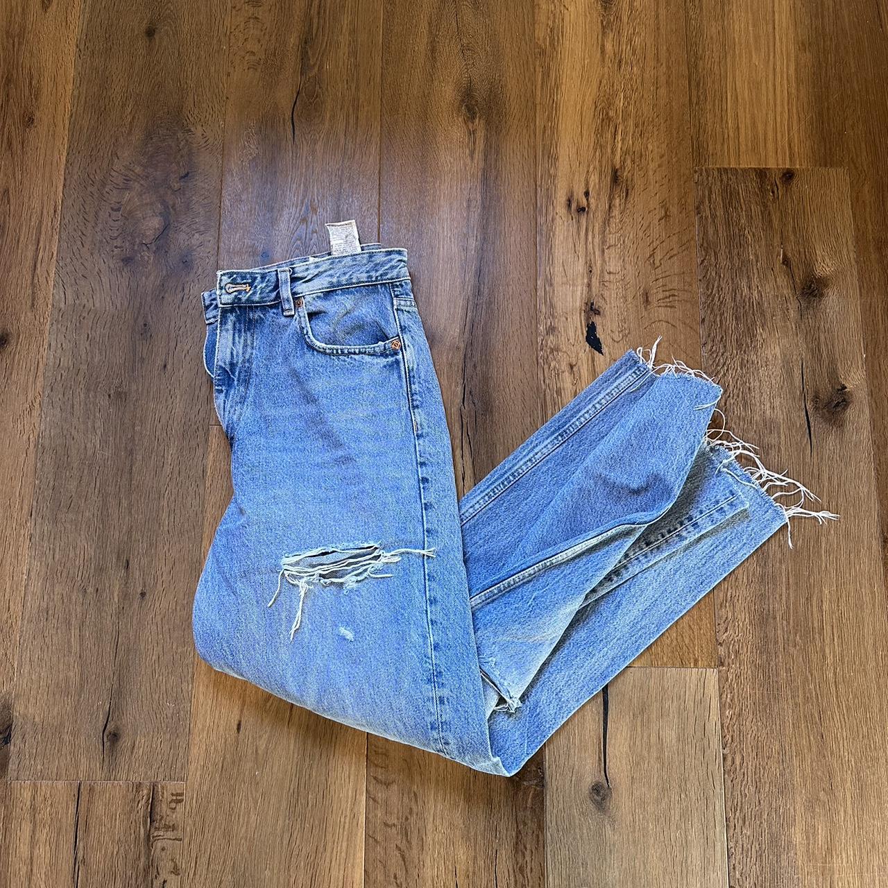 zara-jeans-size-8-high-waisted-barely-worn-perfect-depop