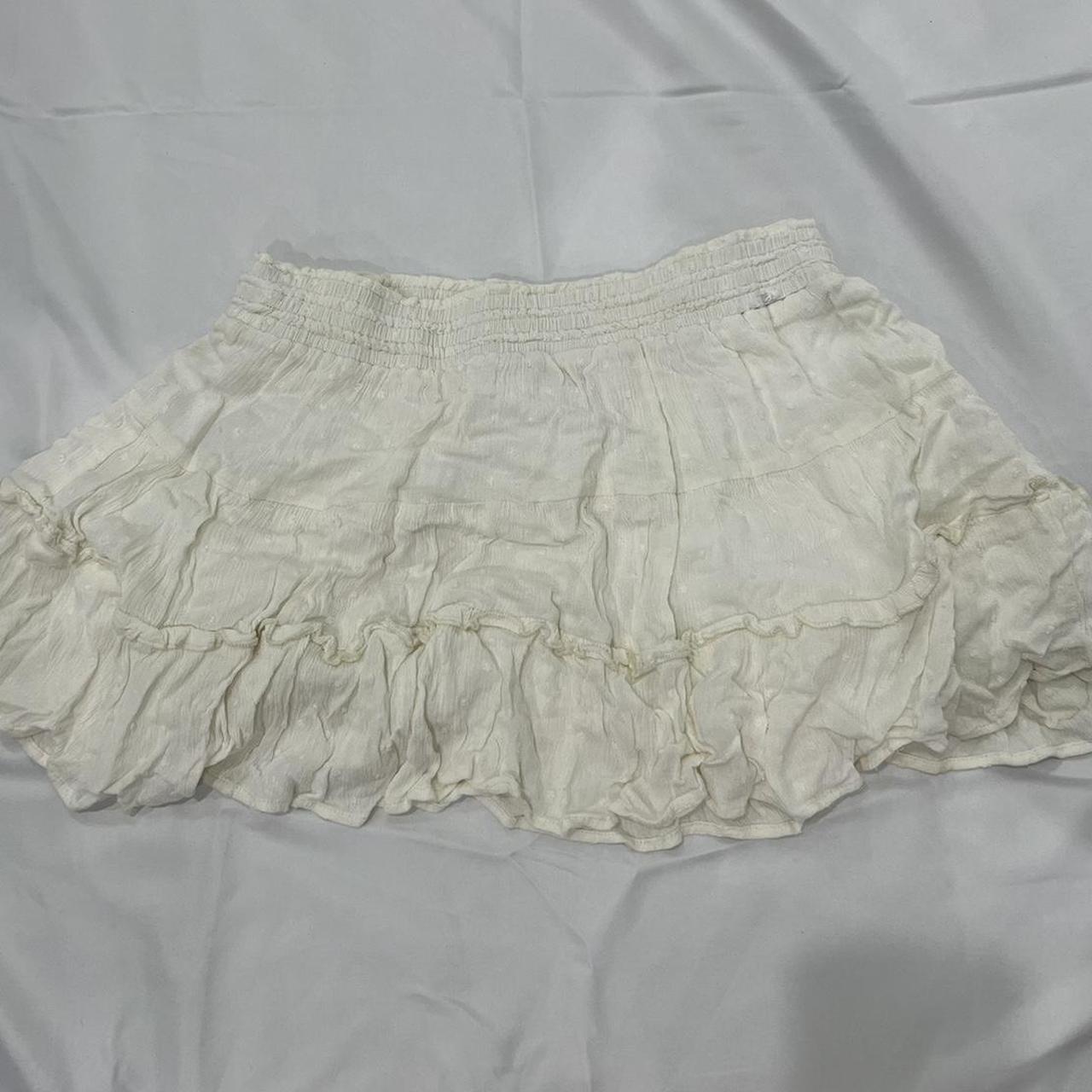 Urban Outfitters Women's White Skirt | Depop