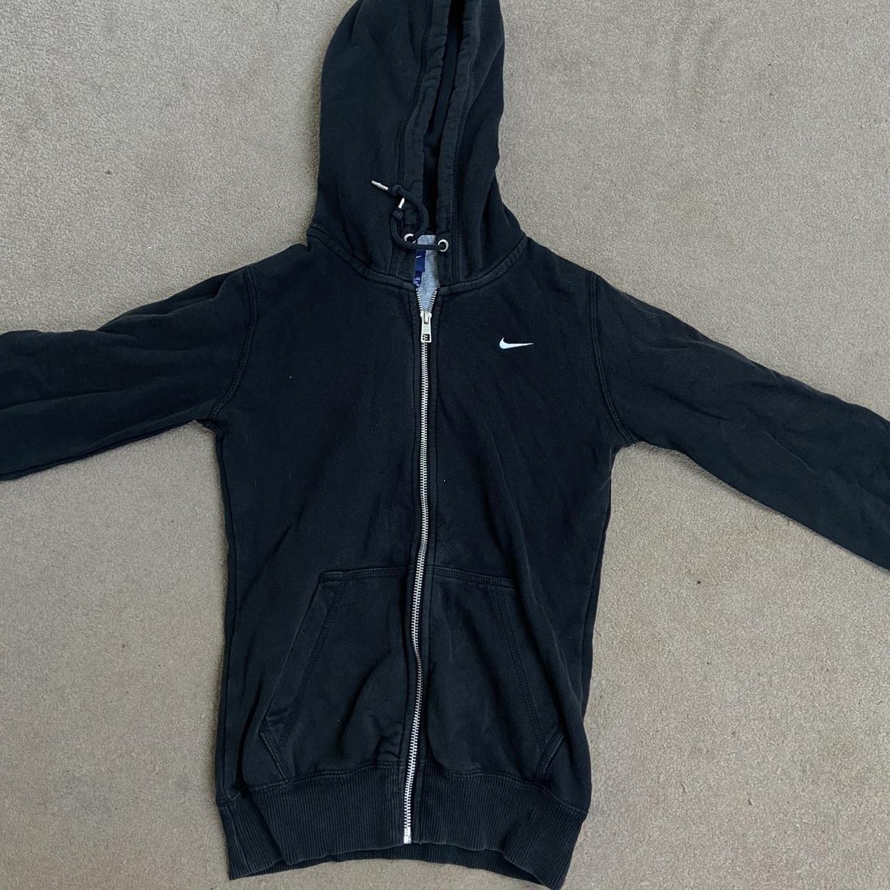 womens nike black zip up