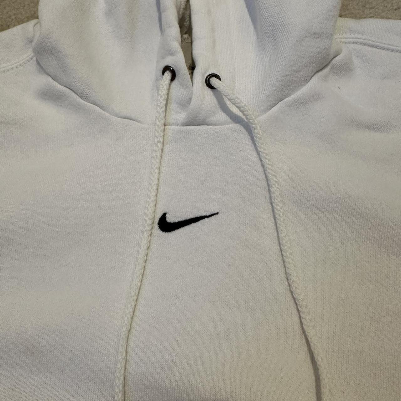 nike vintage white hoodie