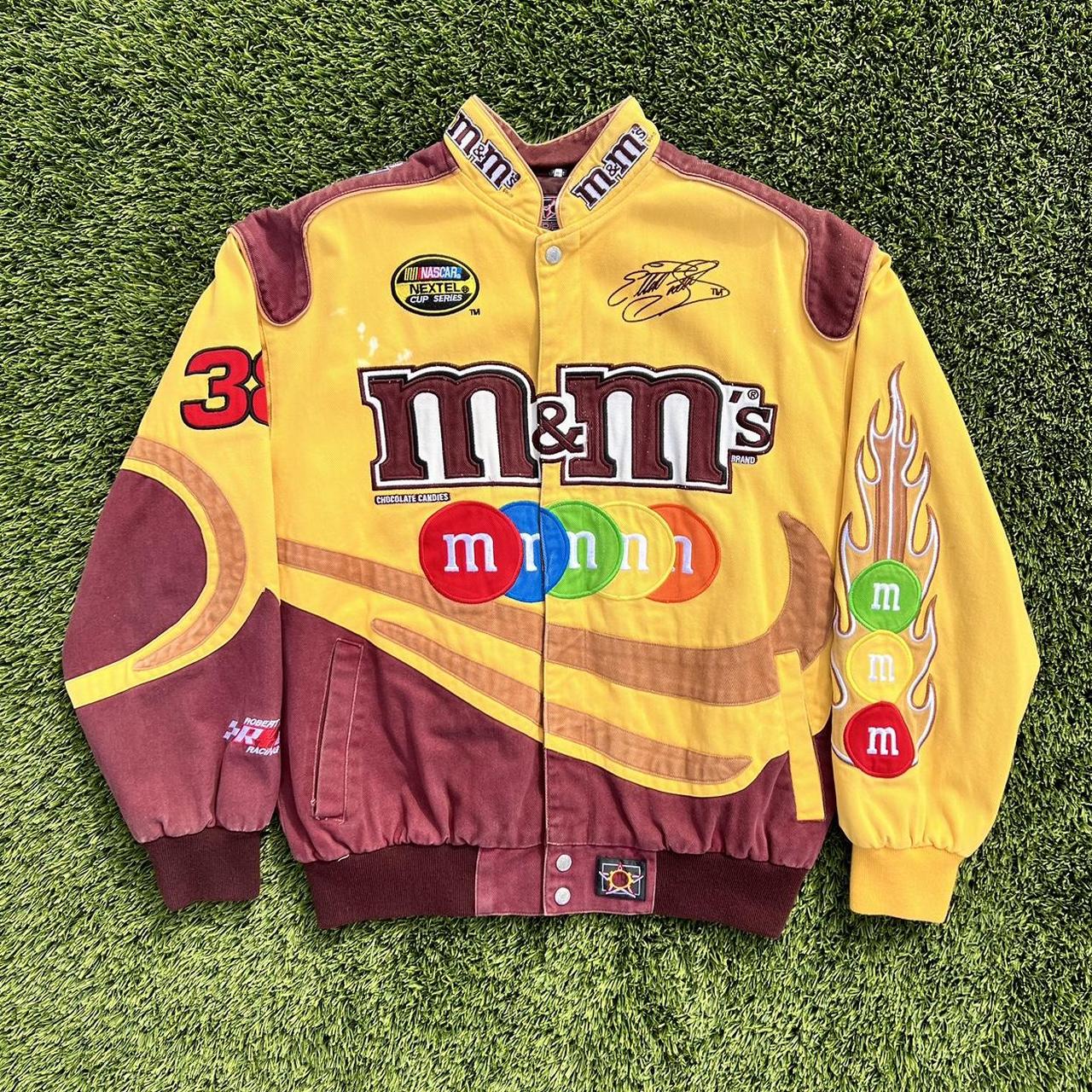 Rare Vintage M&M NASCAR Jacket by Jeff Hamilton