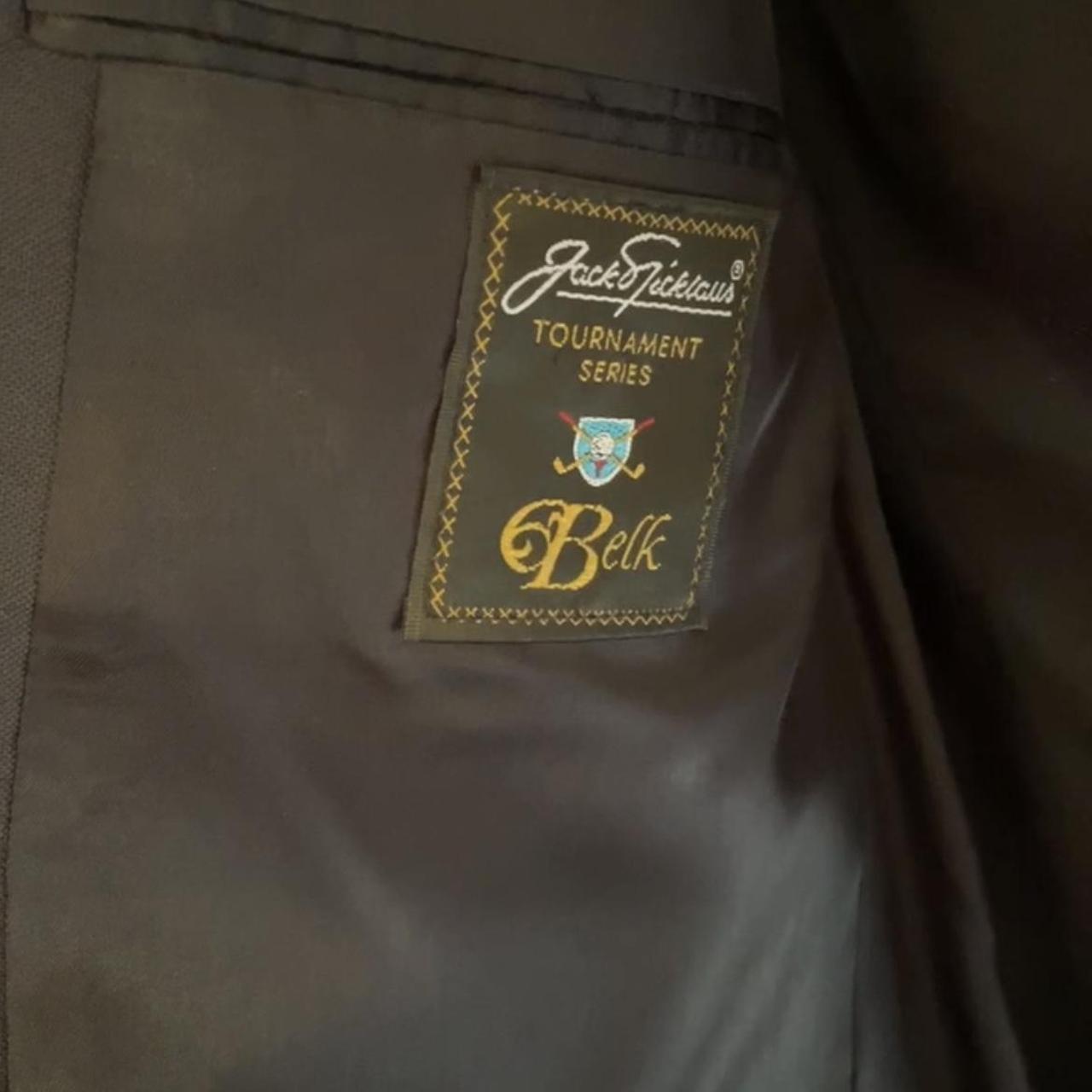 Vintage belk suit coat Dark navy Gold buttons... Depop