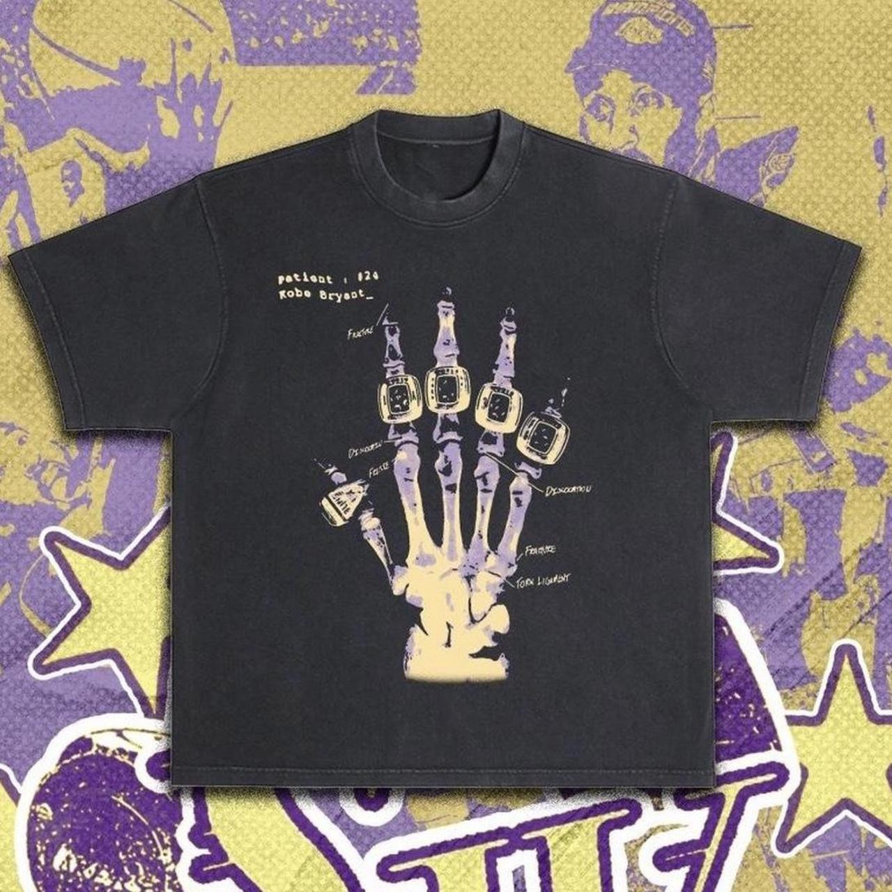 kobe bryant hand t shirt