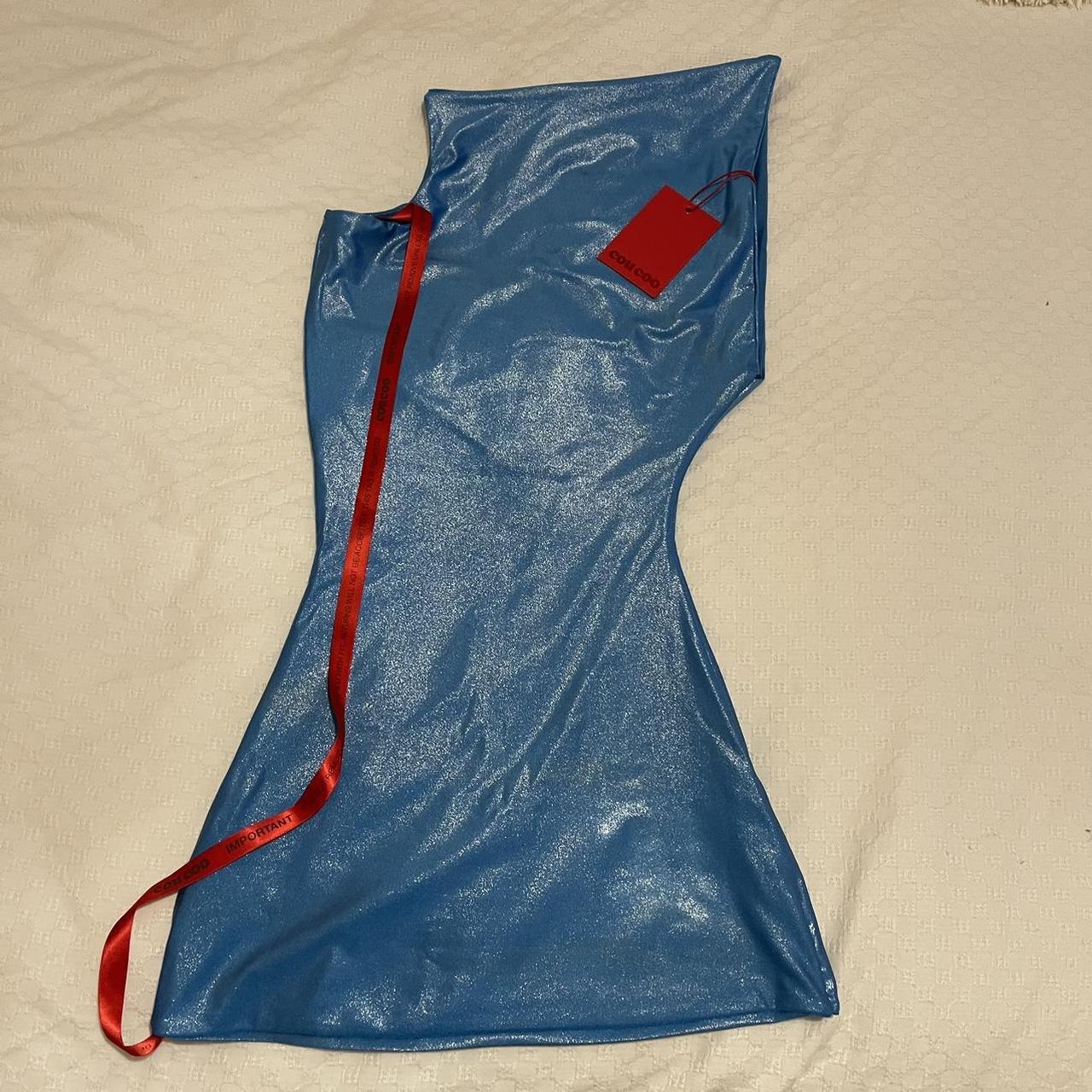 Gorgeous CouCoo Gagnon Dress in Blue Berry Never… - Depop