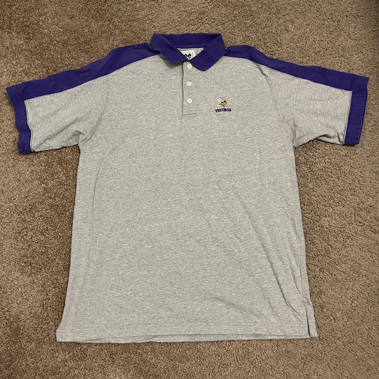 Vintage Lee Button Up Minnesota Vikings Shirt No - Depop