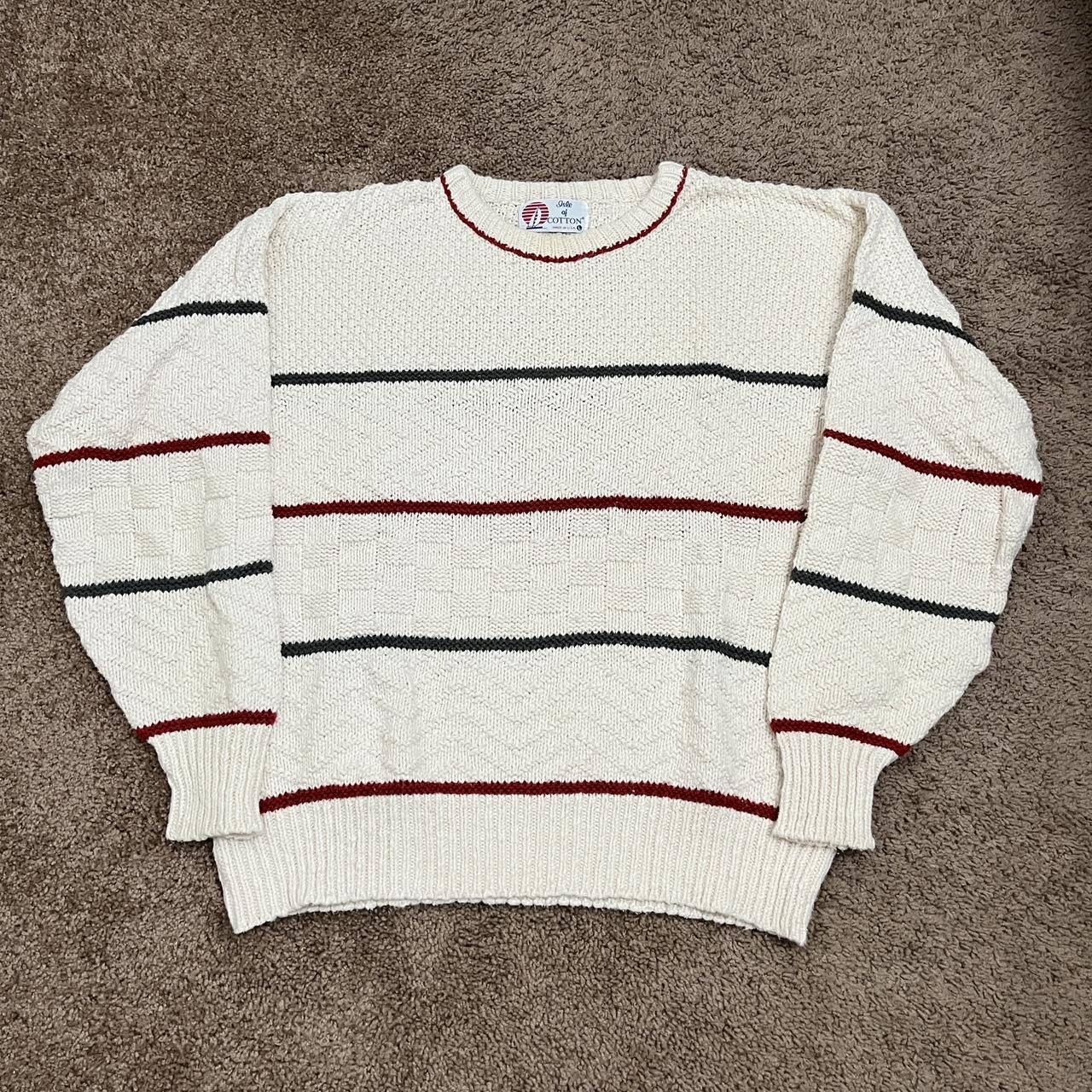 Men's Cream Jumper Depop