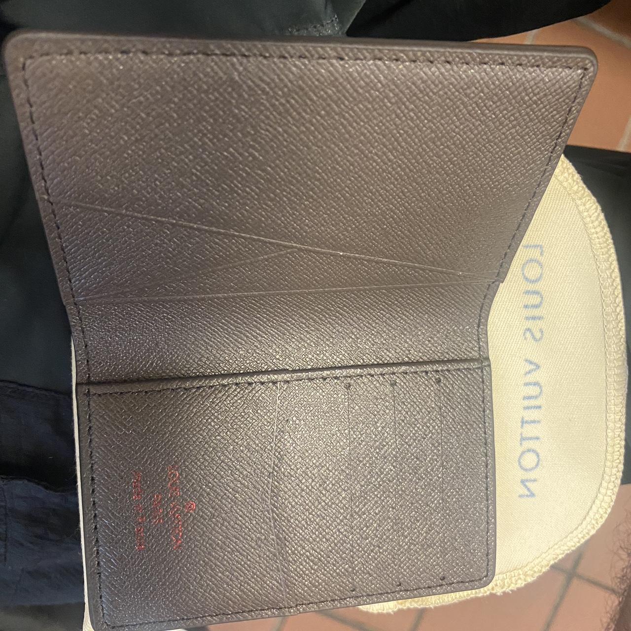 LV wallet slightly used clean checkered square - Depop