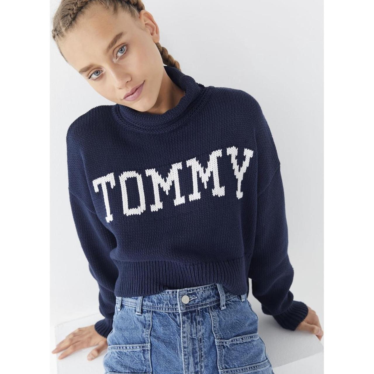 Tommy hilfiger outlet navy blue jumper