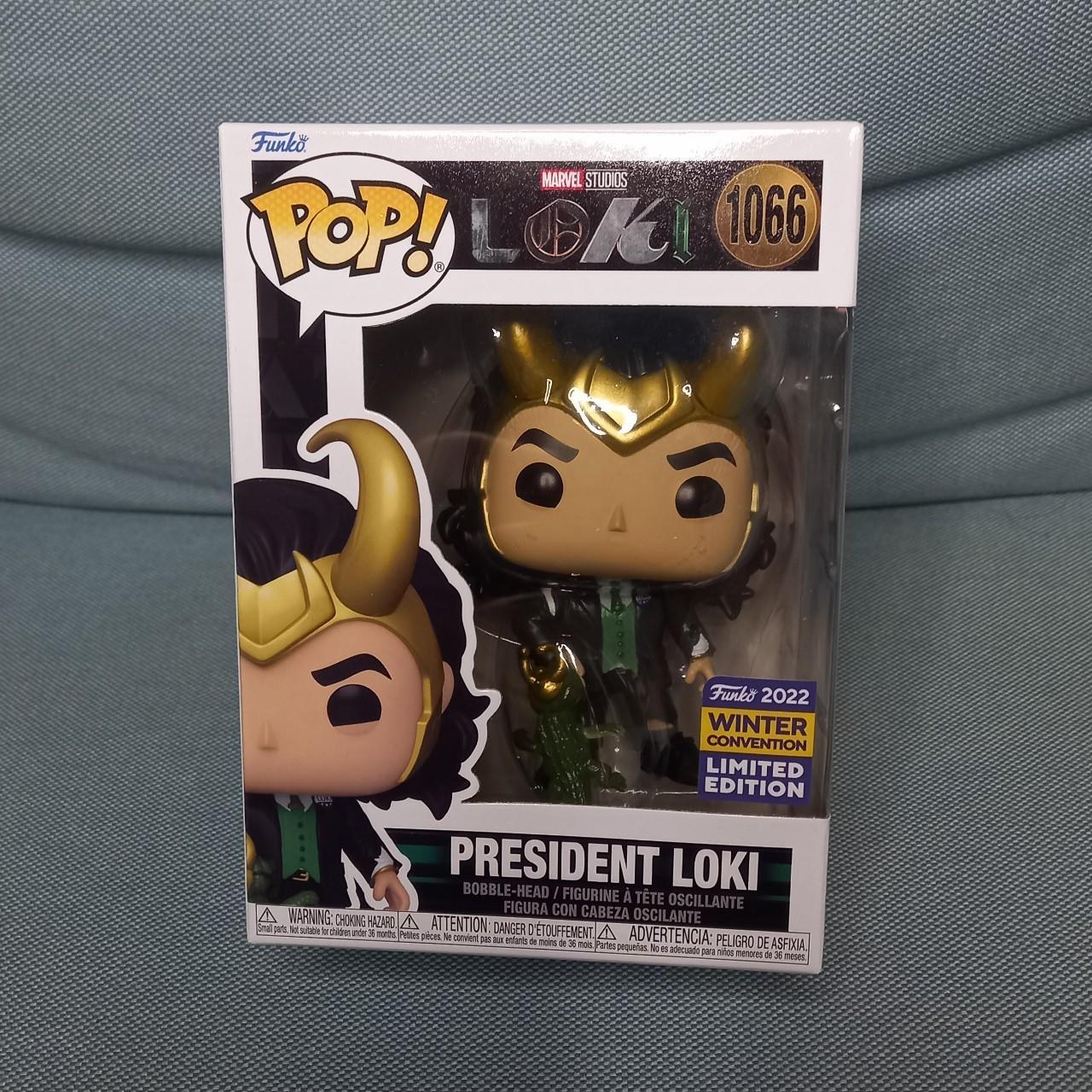 President Loki Funko Pop From Loki Winter Convention Depop