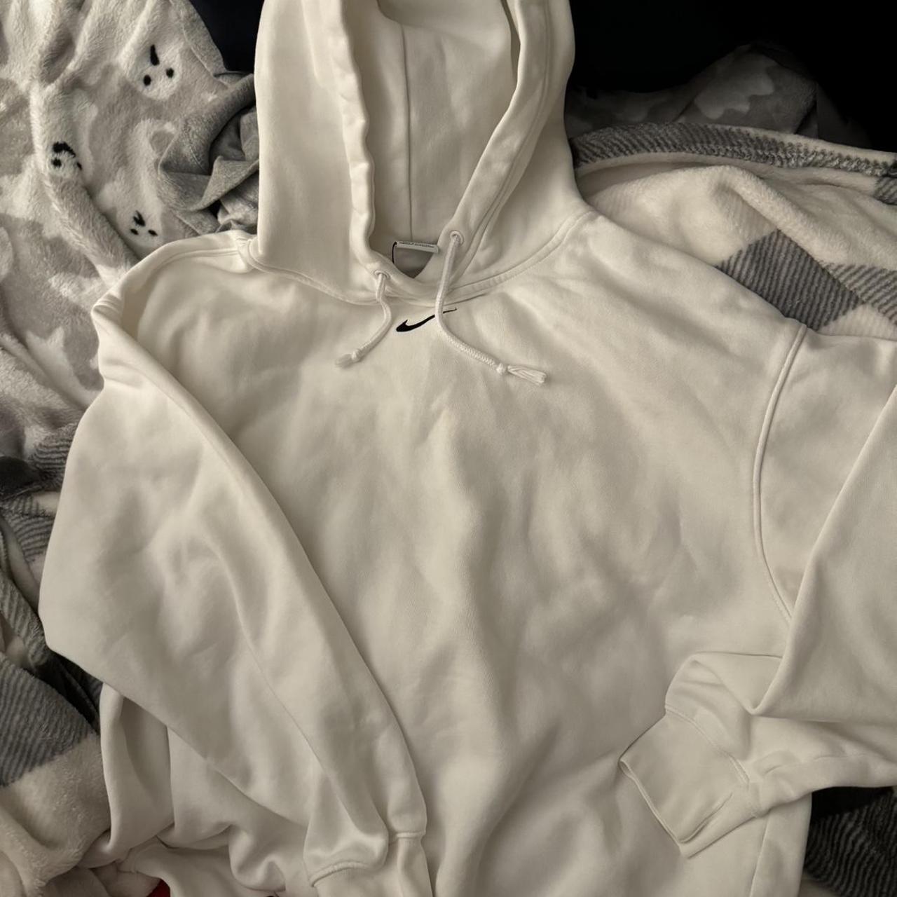 nike hoodie with white strings