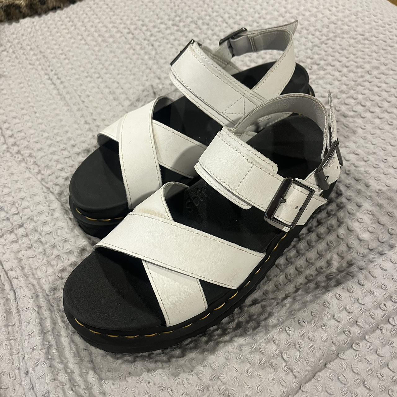 faux doc marten sandals