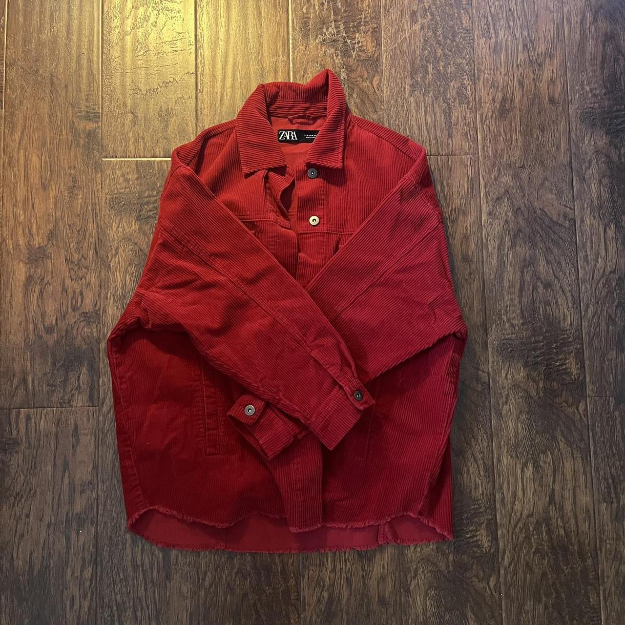 Zara Women's Red Shirt | Depop