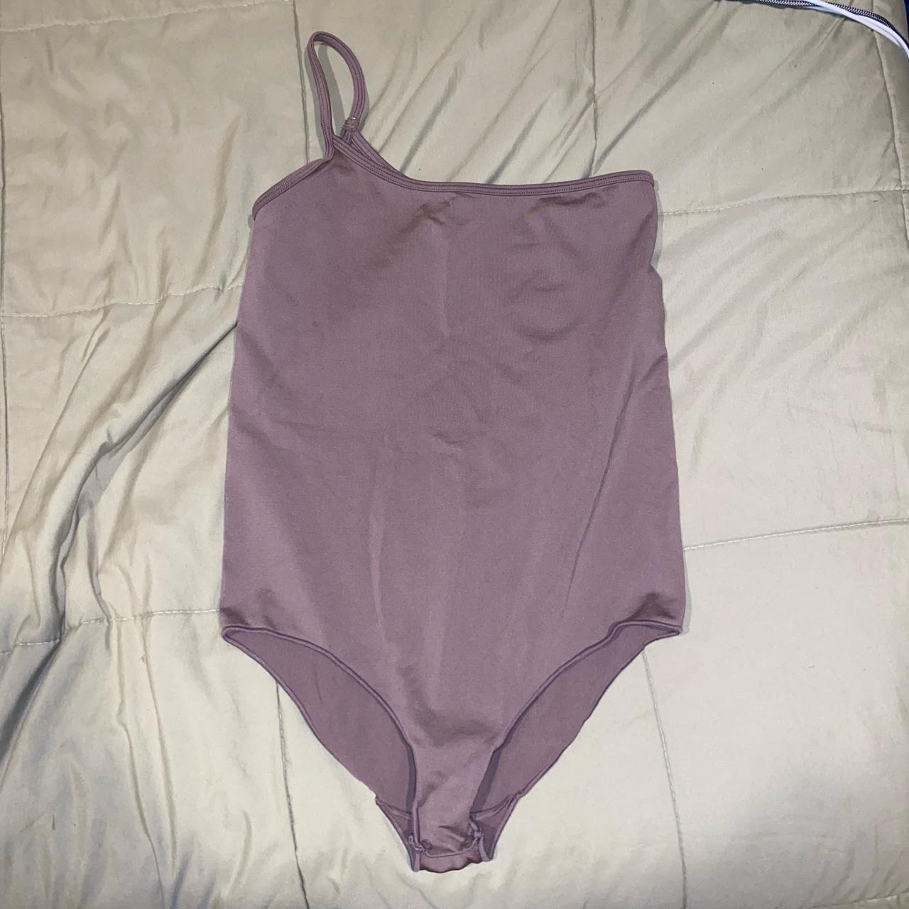 Skims plum colored bodysuit Size small Great - Depop