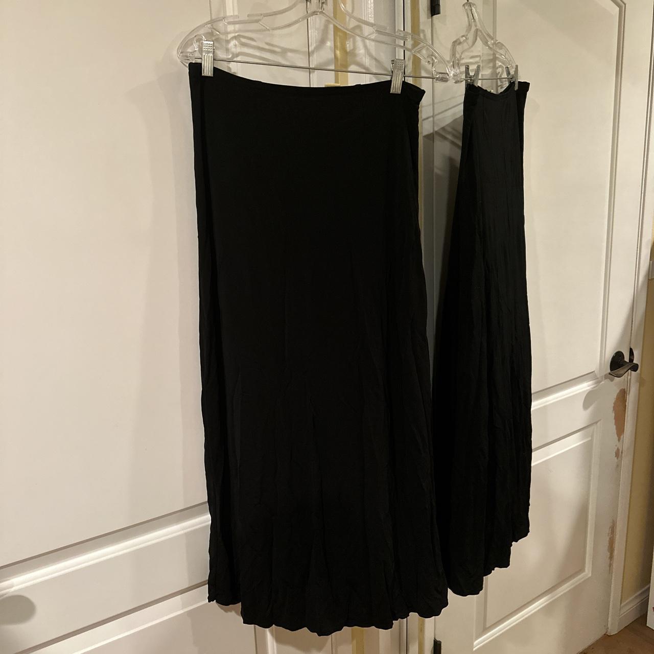 Limited America vintage long black skirt! In great... - Depop