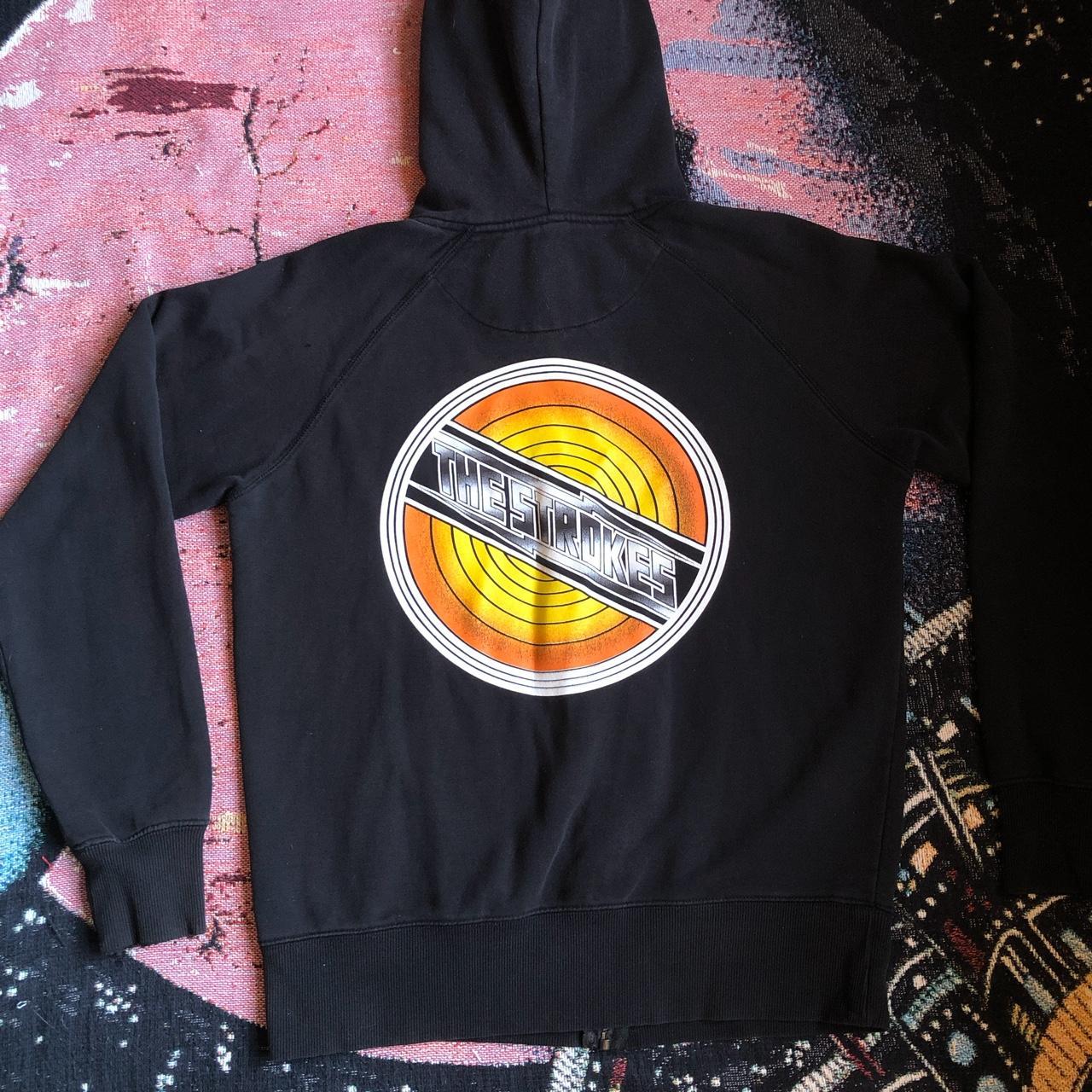 The Strokes Zip Up Hoodie vintage Size MD Good Depop