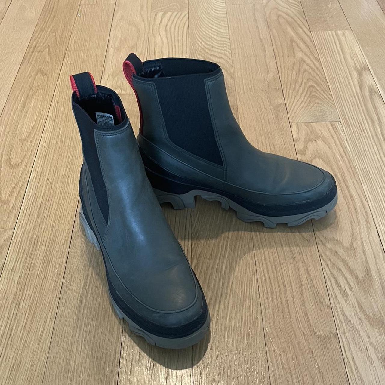 Green Sorel Brex Chelsea Boots 🥾😍 very minor... - Depop