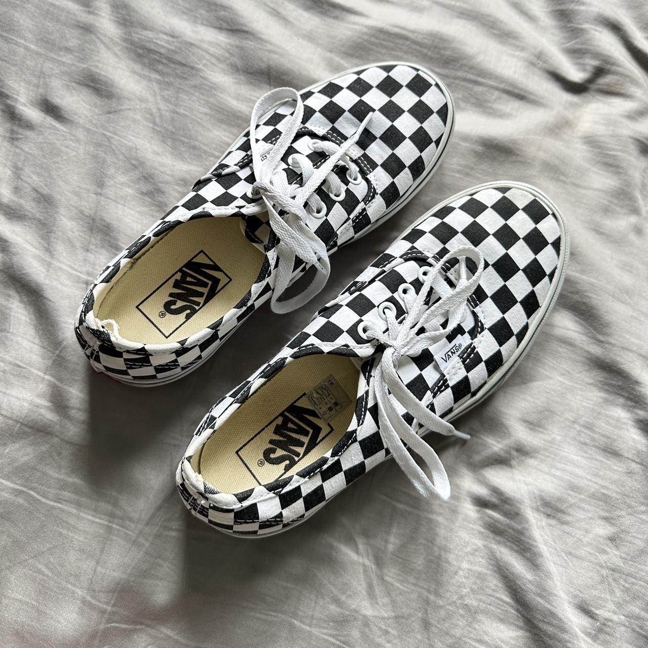 Used hotsell checkered vans