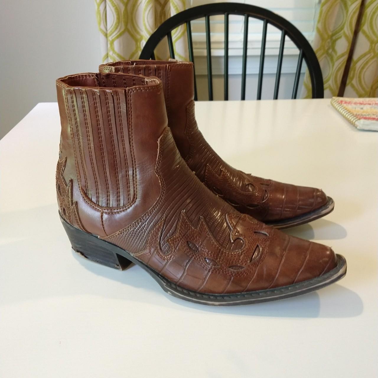 Matisse short leather western boot. Beautiful... - Depop