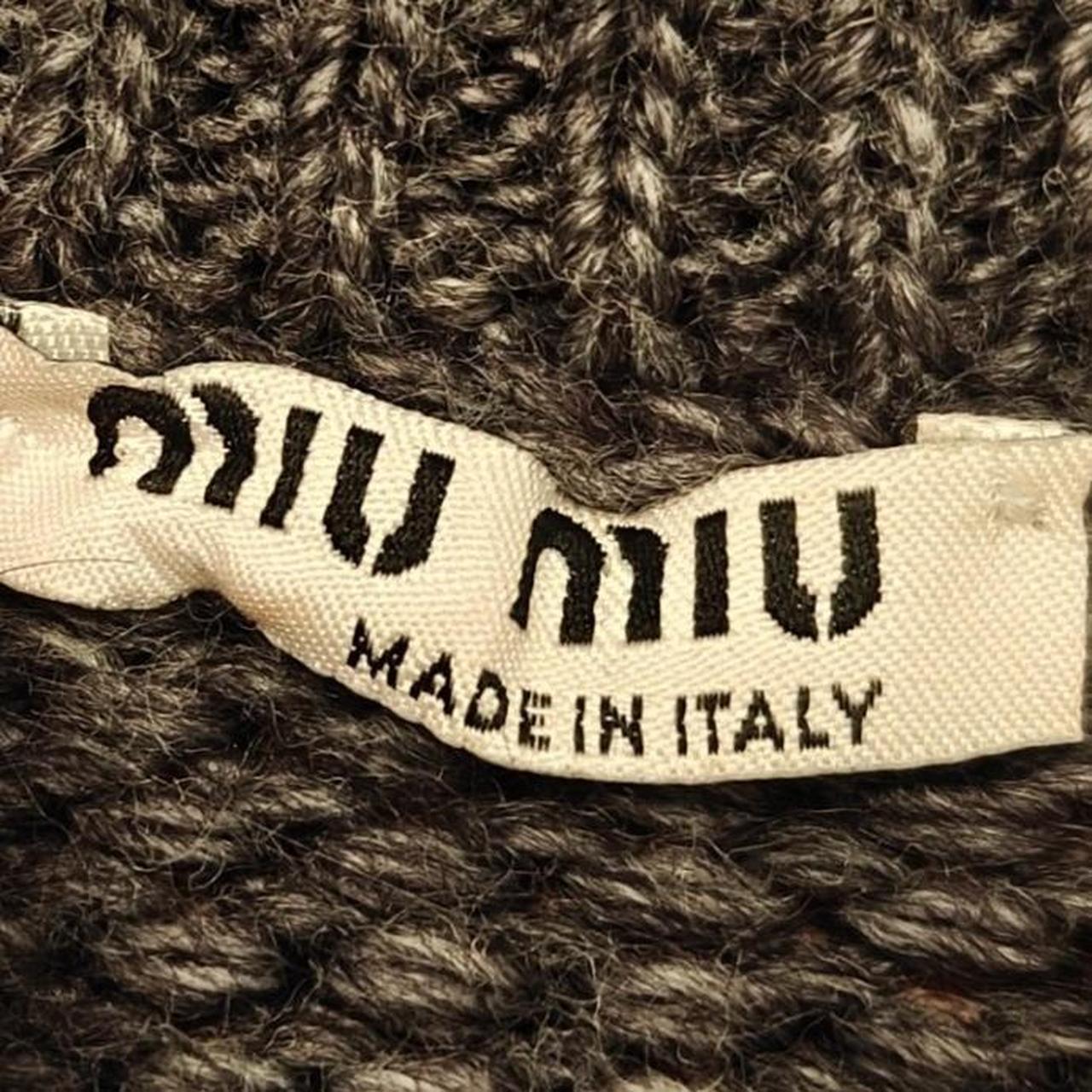 Miu Miu Women's Sweater - Grey - S – Miu Miu Open… - image 4