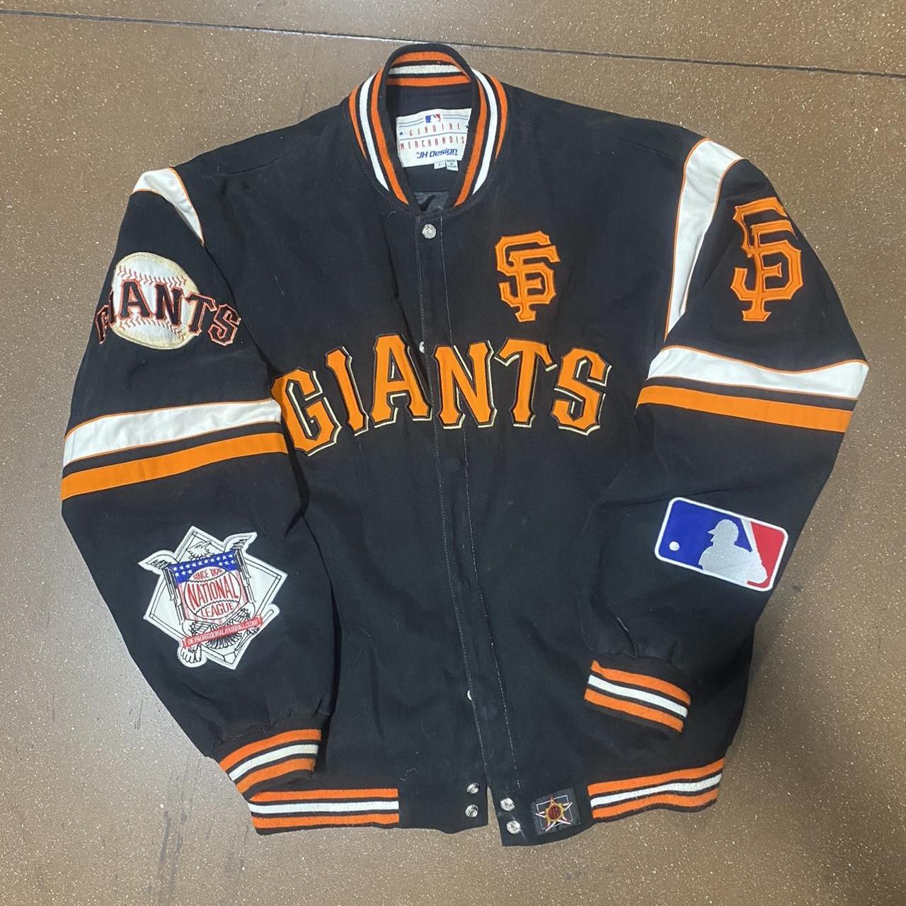 Vintage SF Giants Rarely Jeff Hamilton Jacket... - Depop