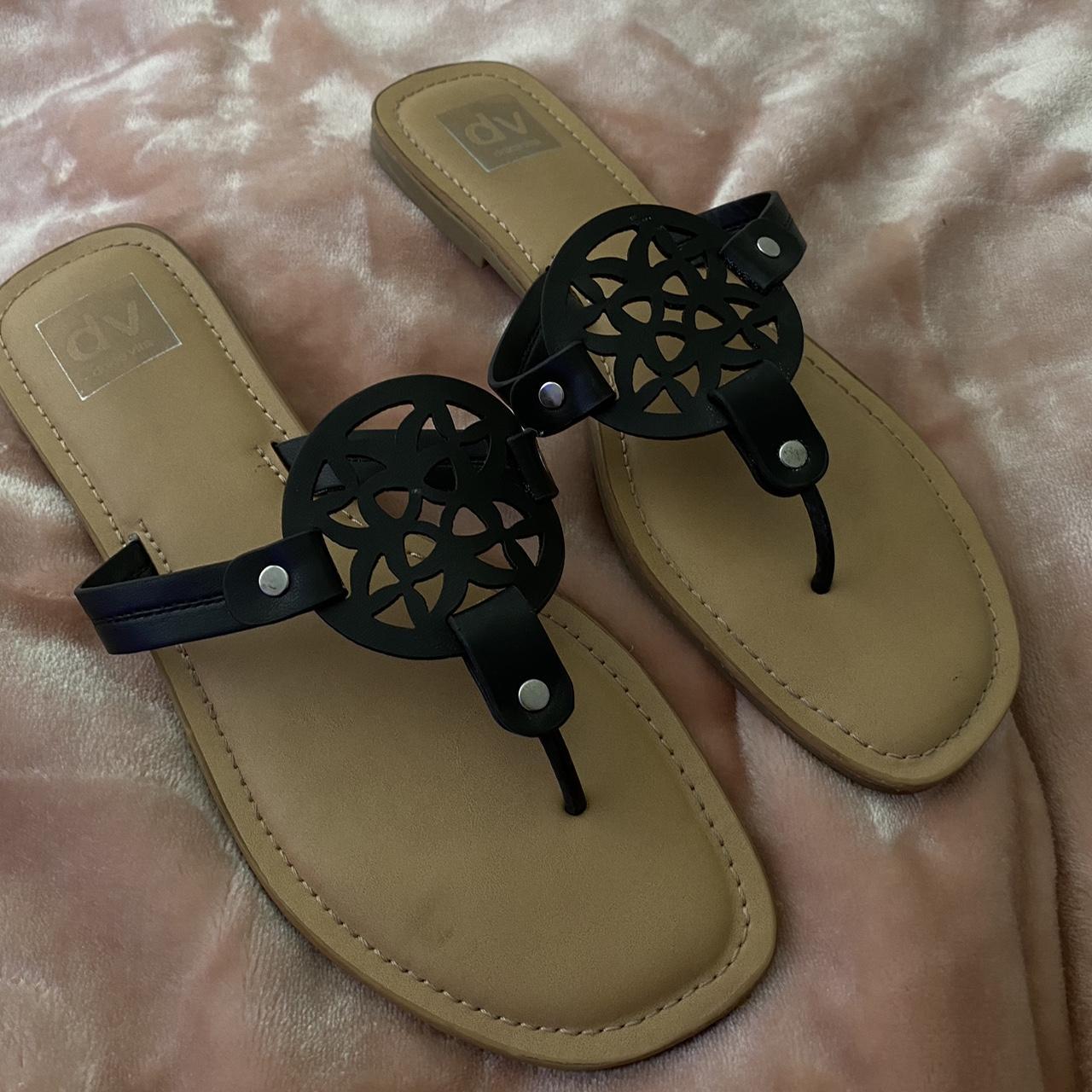 Tory Burch look alike sandals Barely worn Size 9... - Depop