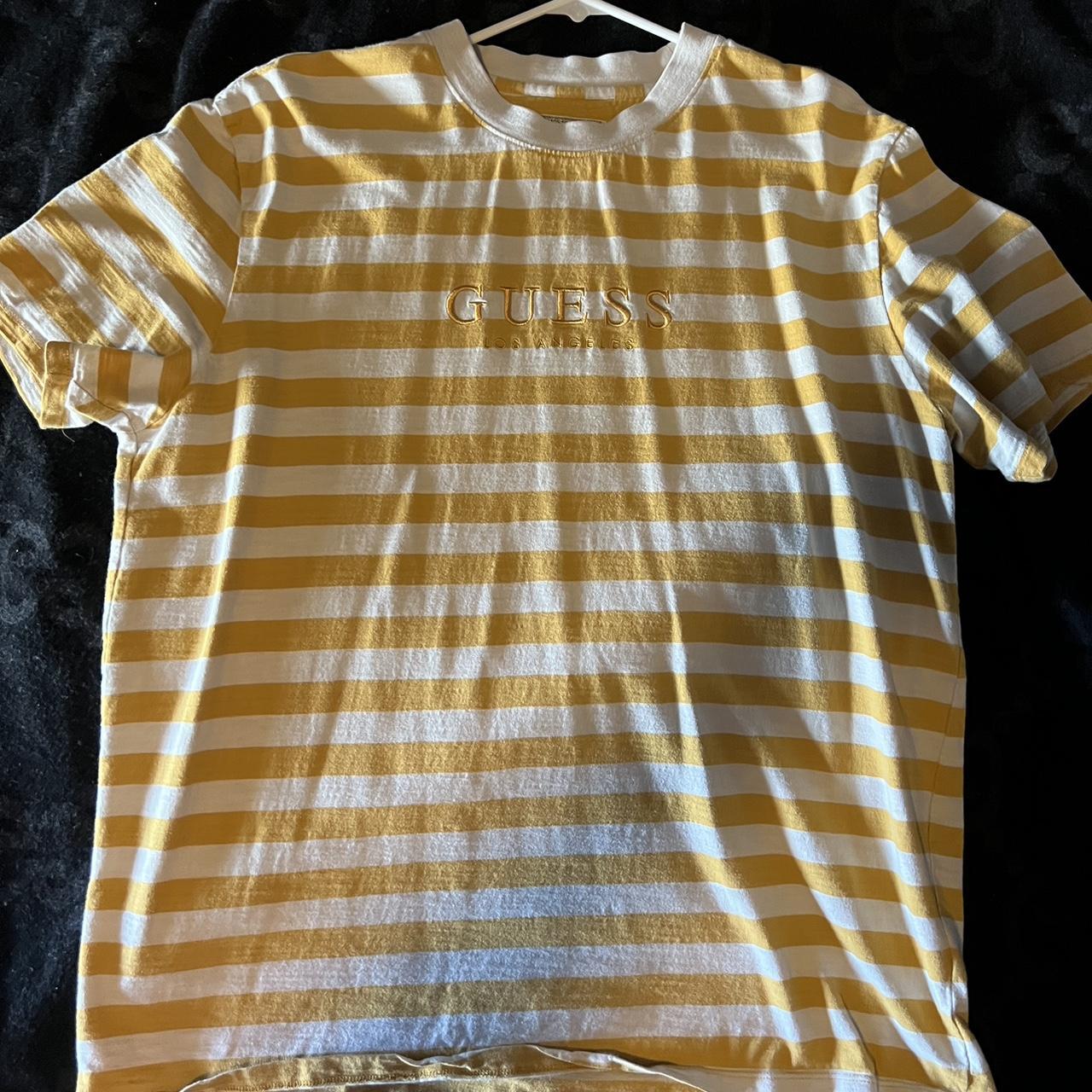 Guess yellow hot sale striped