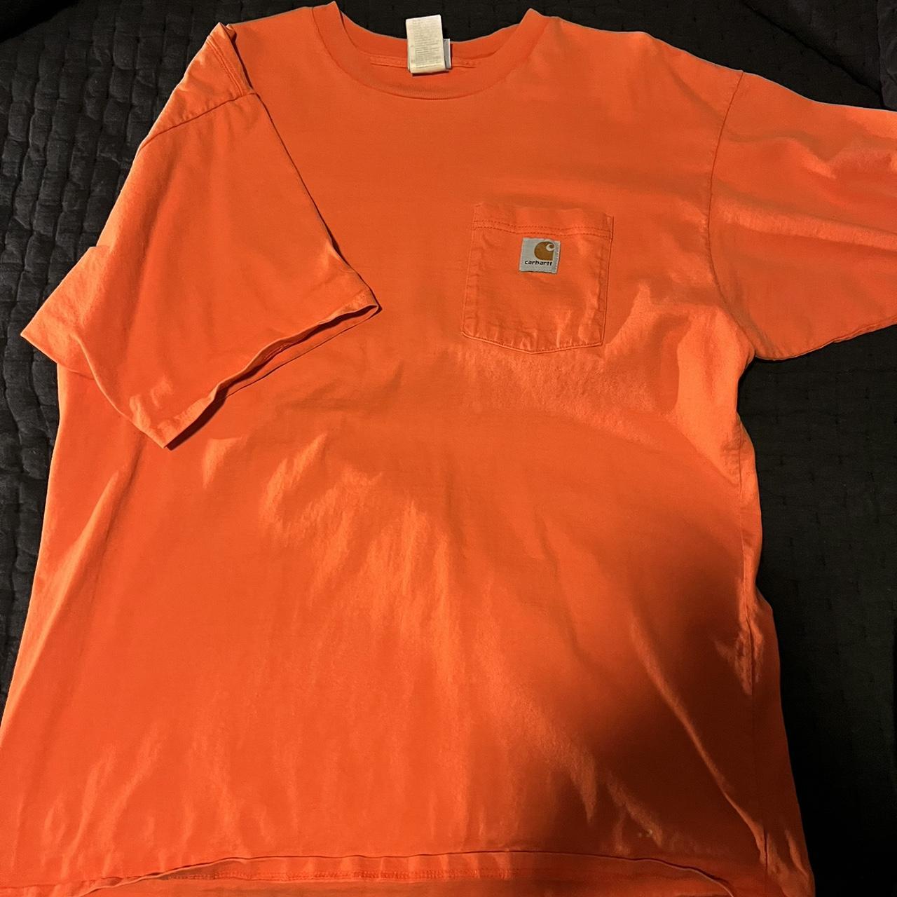 Essential Orange Carhartt T shirt. No rips. No... - Depop