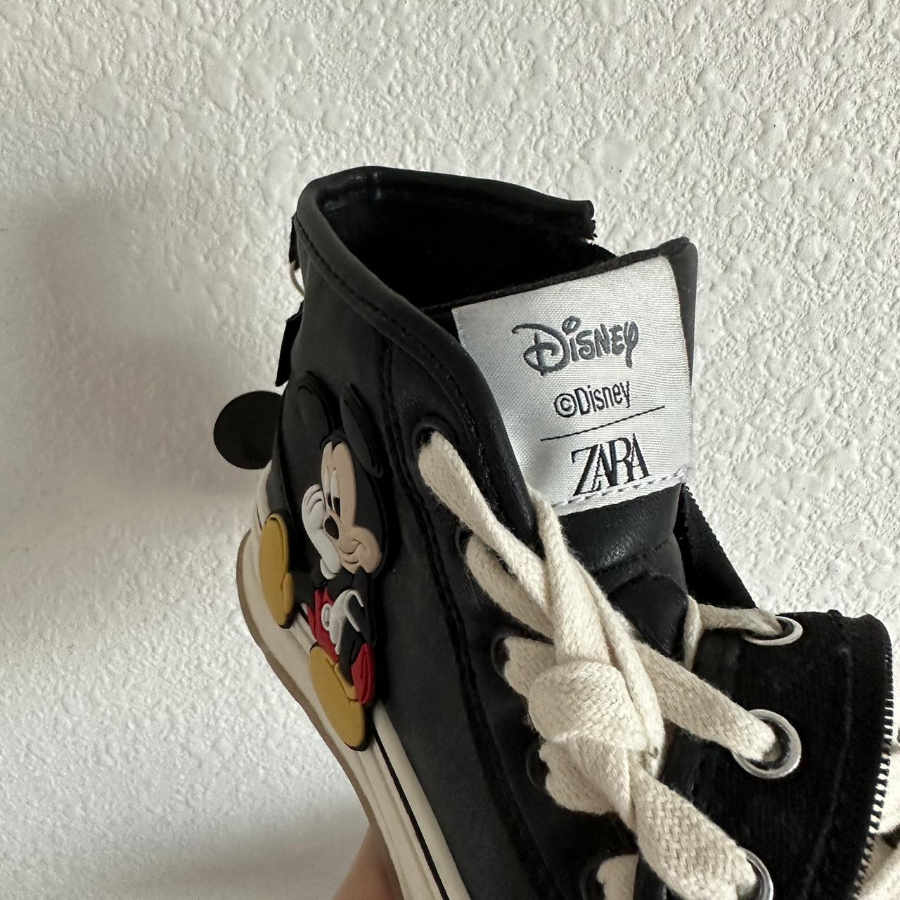 MICKEY MOUSE © DISNEY HIGH TOPS - Black | ZARA United States