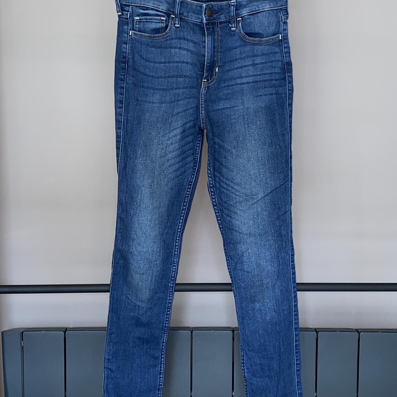 Ultra High Rise Super Skinny Hollister Jeans Size - Depop