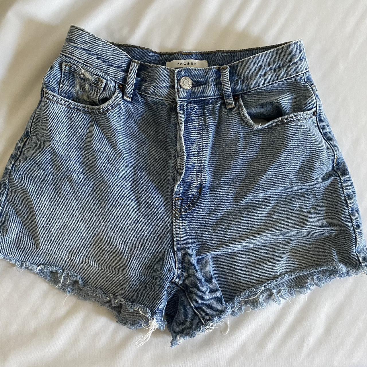 PacSun Women's Blue Shorts | Depop