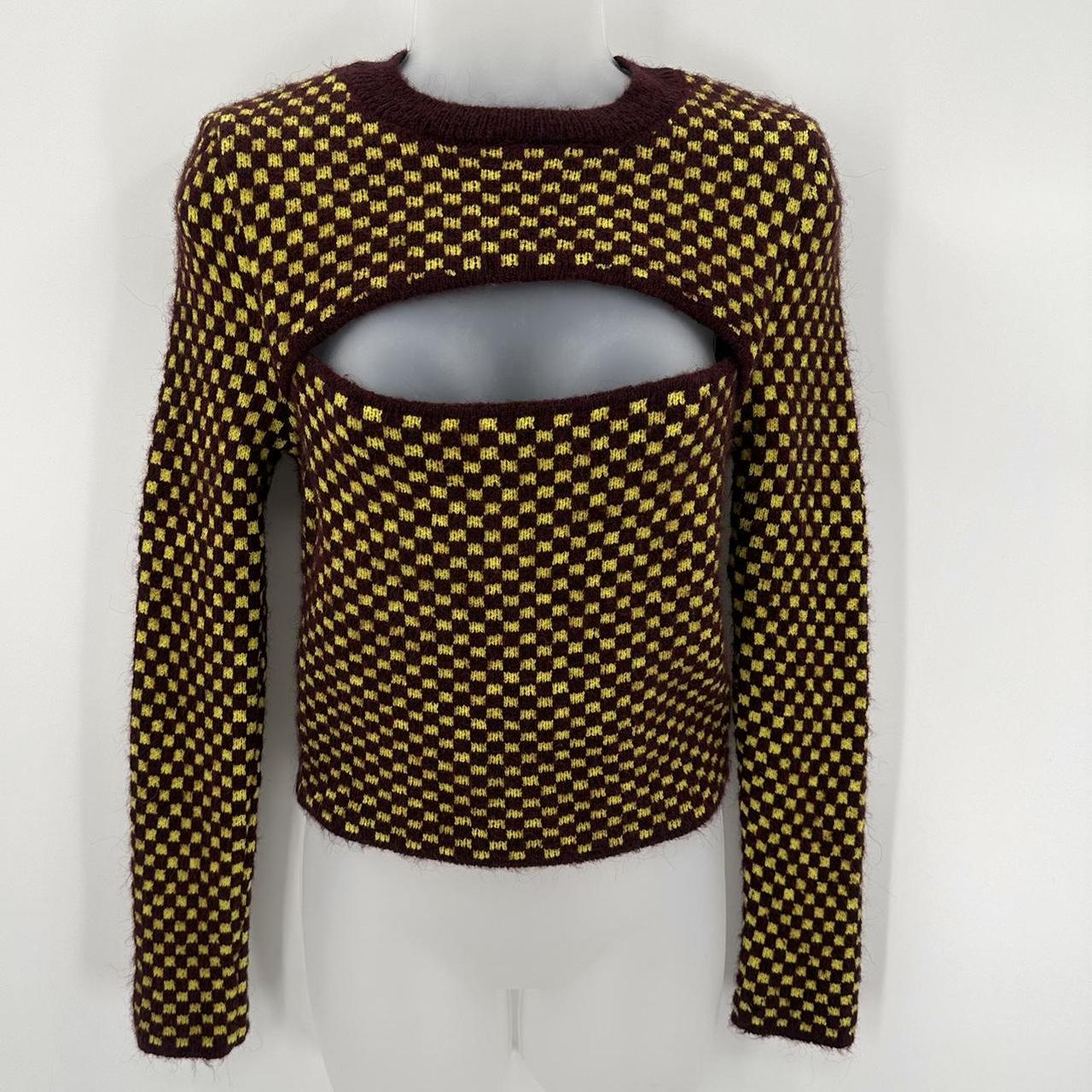 ZARA CUT OUT POLKA DOT newest SHIRT