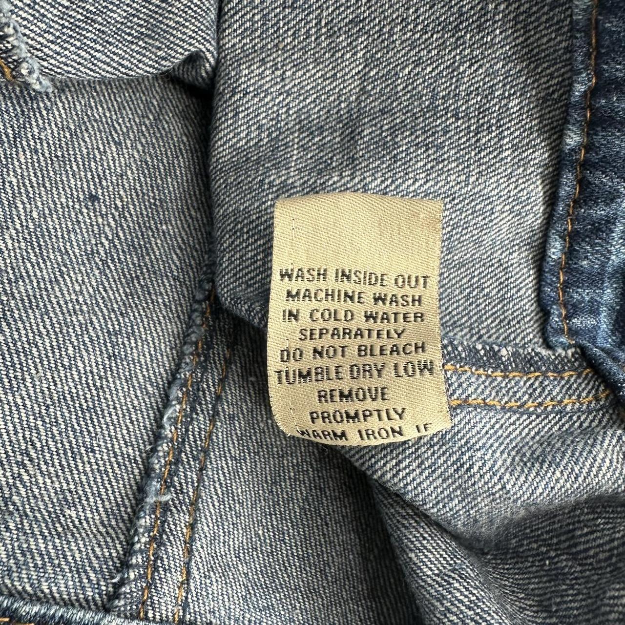 Preloved Women's Vest - Blue - XXL – HIGHWAY JEAN… - image 6