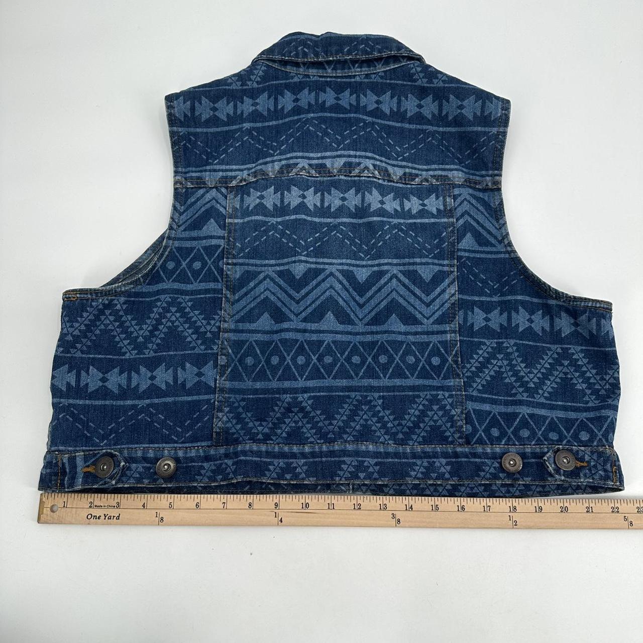 Preloved Women's Vest - Blue - XXL – HIGHWAY JEAN… - image 2