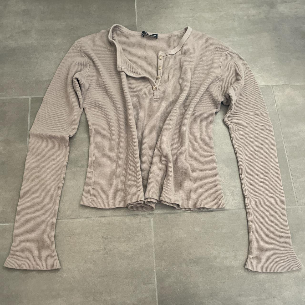adorable brandy long sleeve! thermal cloth never... Depop