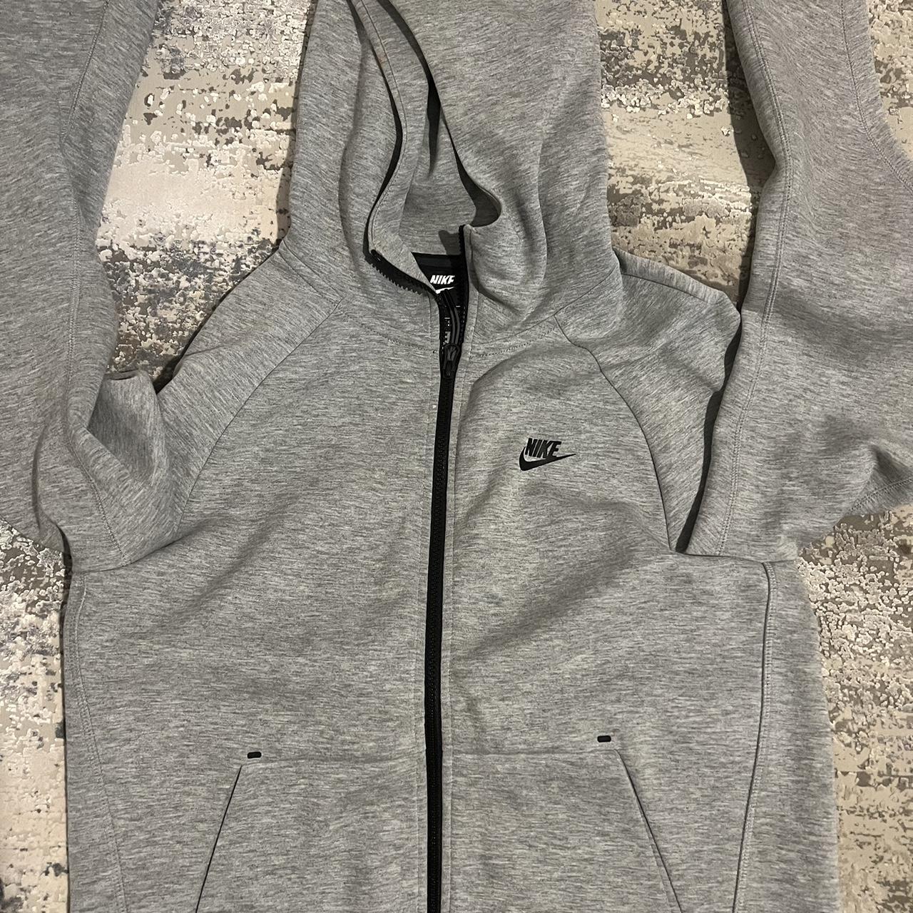 Grey Nike tech fleece hoodie old season Size :... - Depop