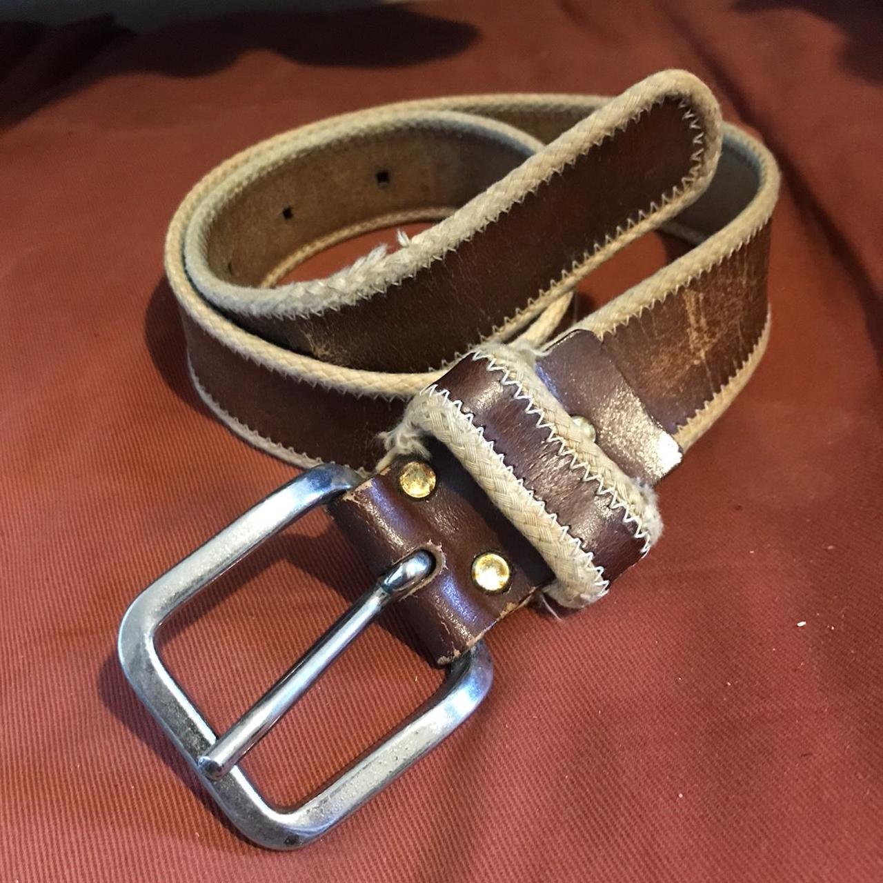 Women's Brown and Tan Belt | Depop