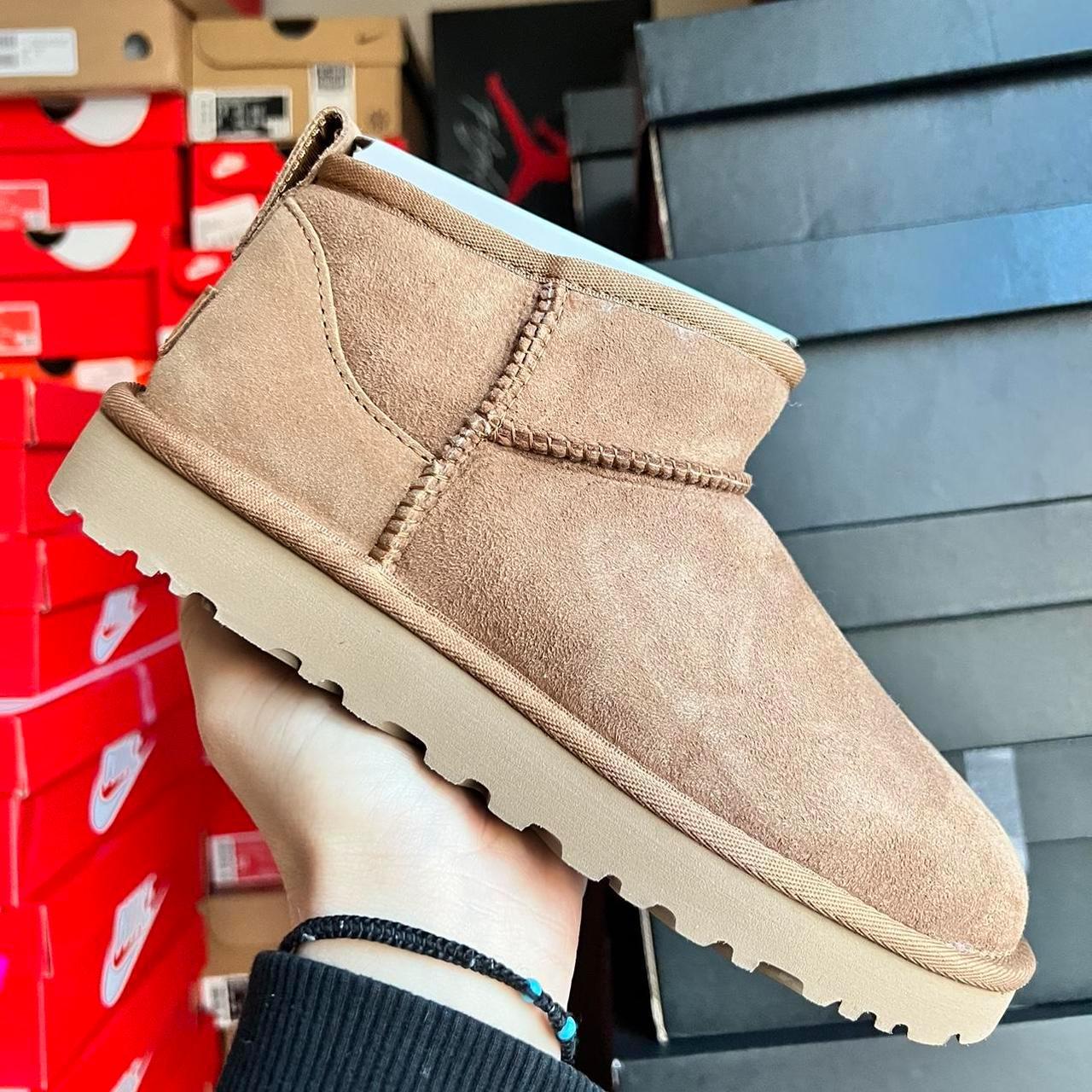 Tan mini hot sale ugg boots