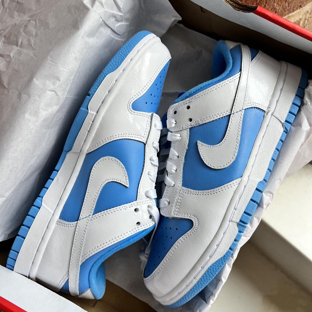 NIKE DUNK LOW REVERSE UNC BLUE DUNK WOMENS🔥 (UNC... - Depop