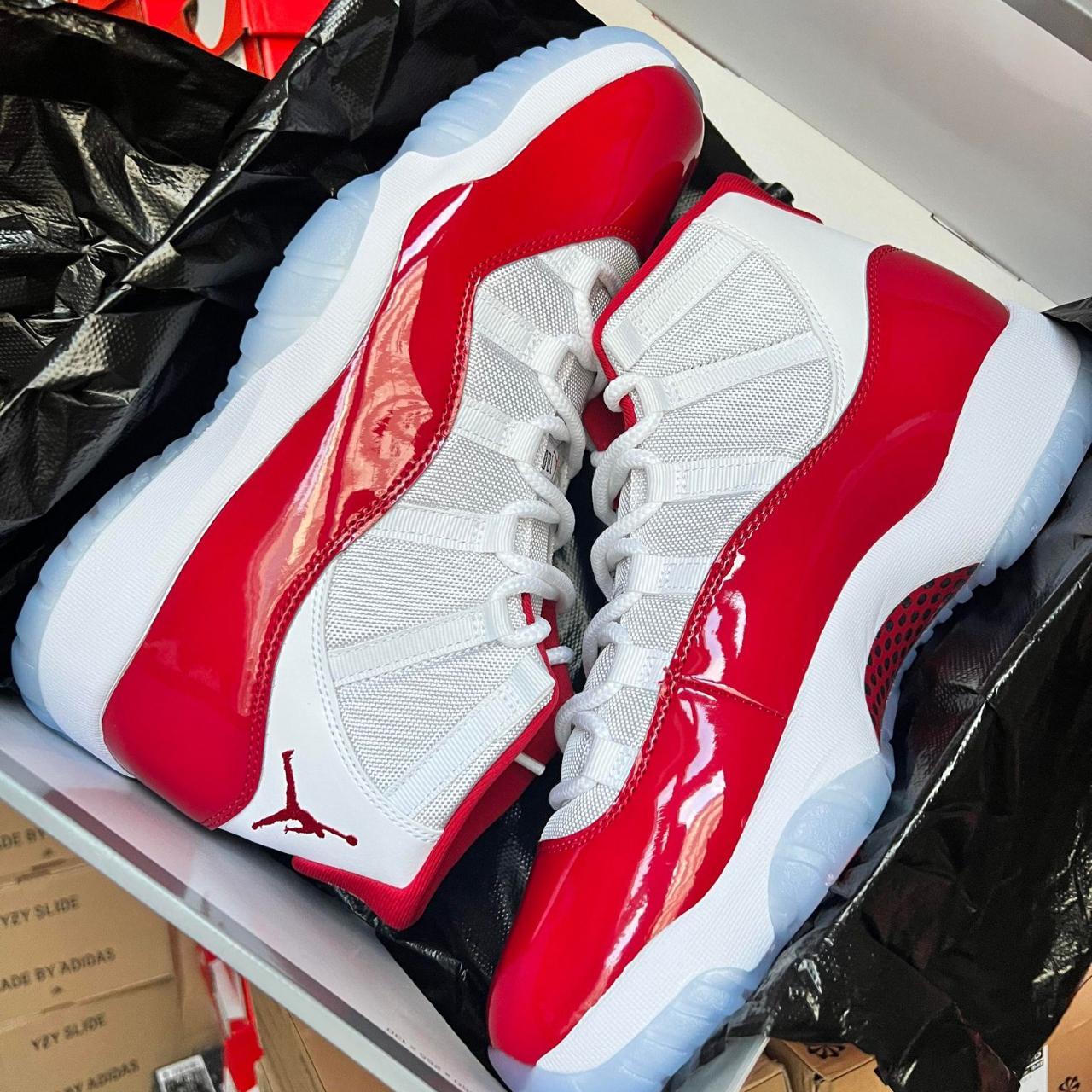 jordan shoes red and white