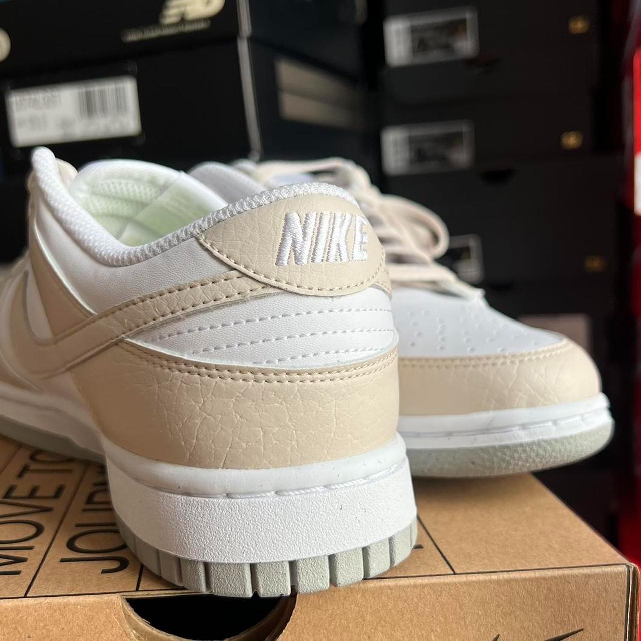 nike dunk cream white