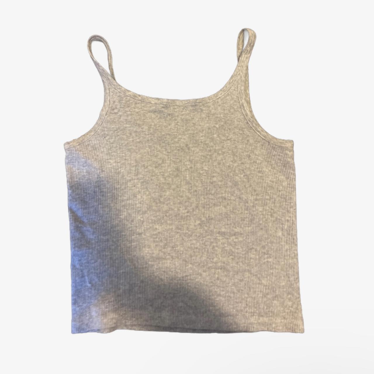 New Light Heather Grey Tank Comfortable and... - Depop