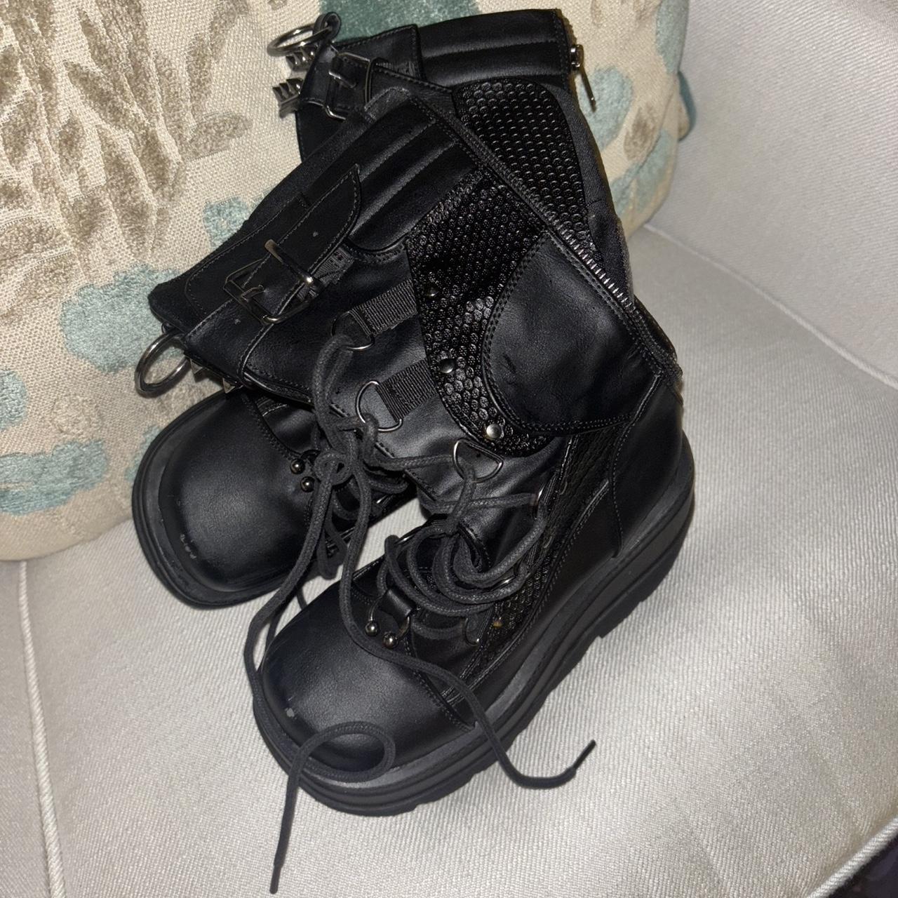 Demonia Women's Platform Boots - Black - US 5 – d… - image 2