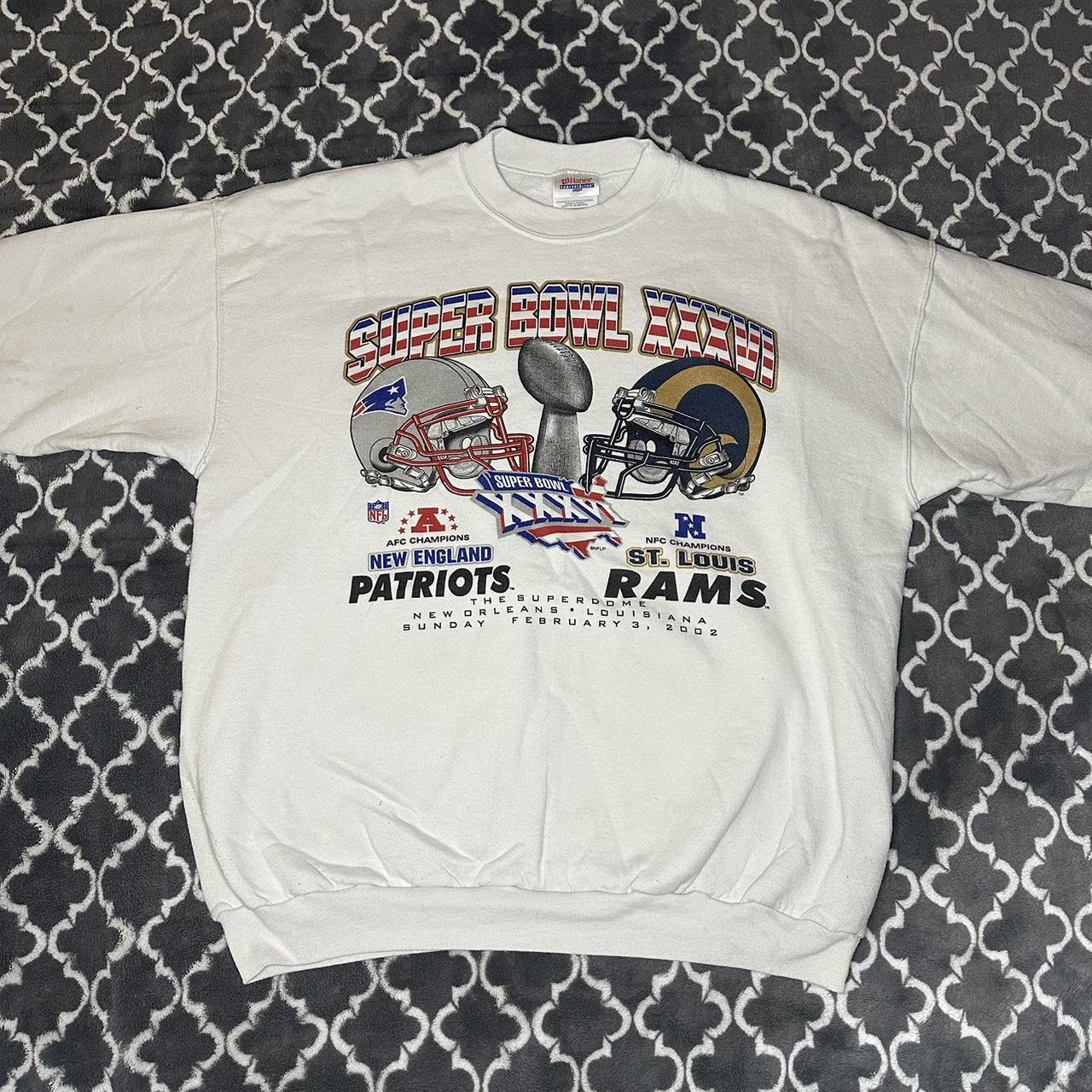 Vintage 90s Essential Grey Super Bowl Champions  - Depop