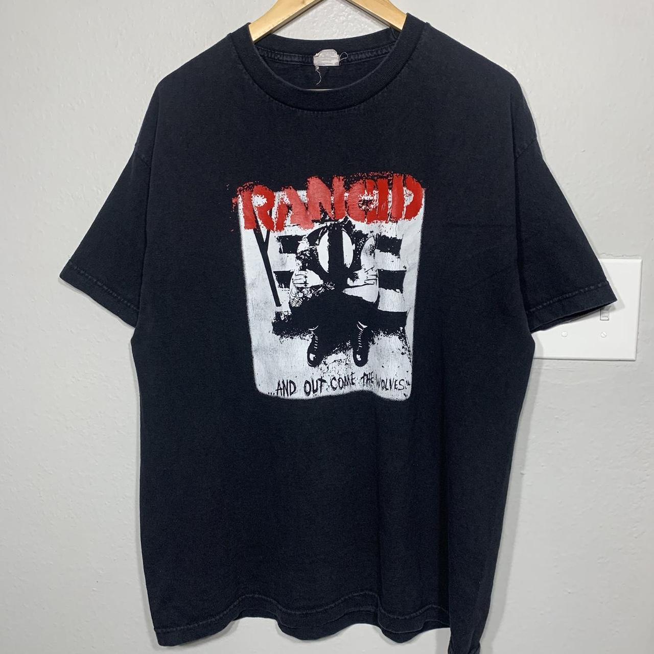 Rancid Out Comes The Wolves Punk Rock Band Tee No... - Depop