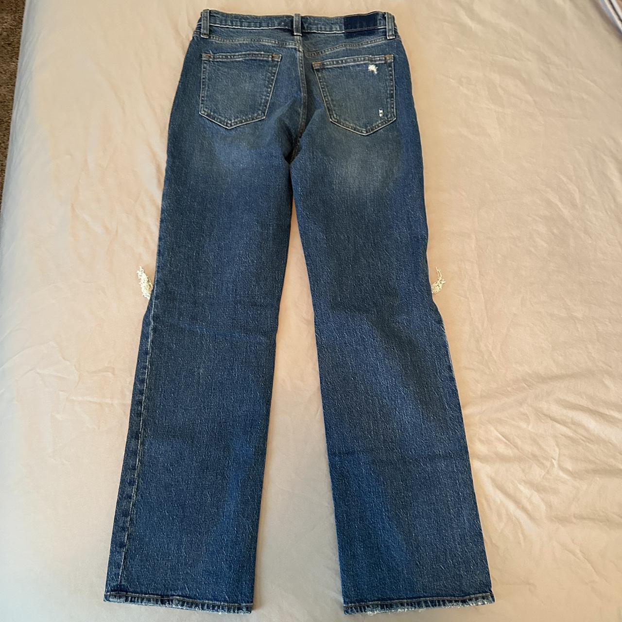 #A&F #abercrombie low rise, straight jeans no flaws... - Depop