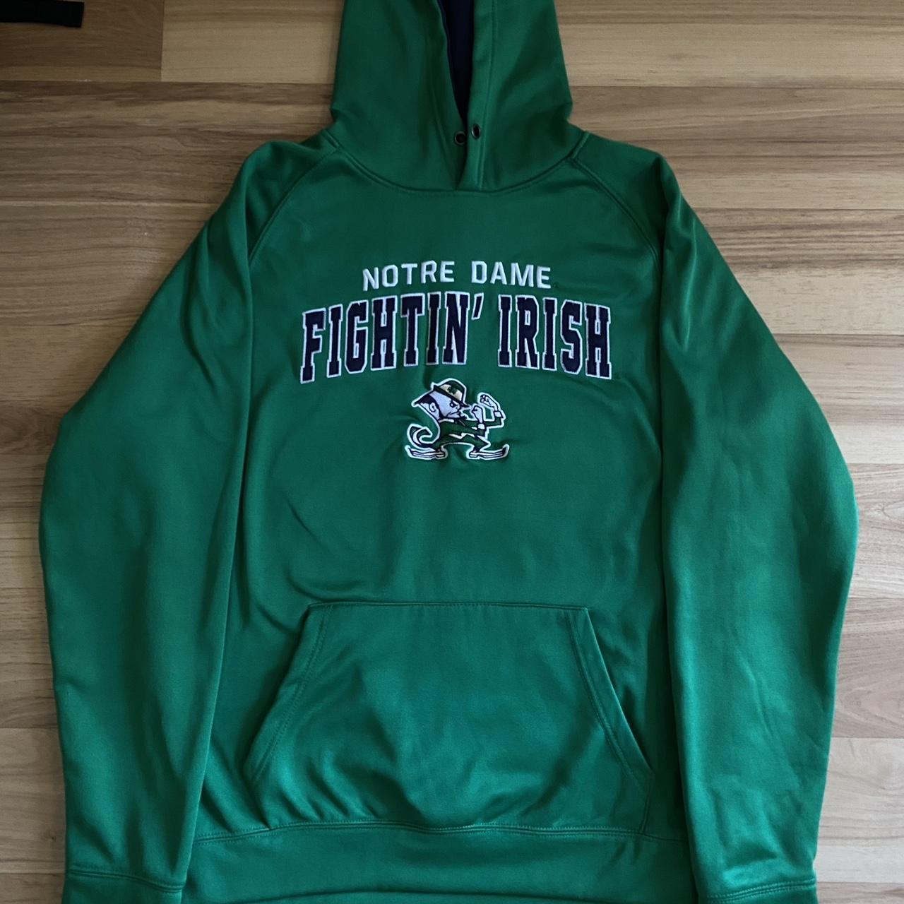 Notre dame hot sale green hoodie