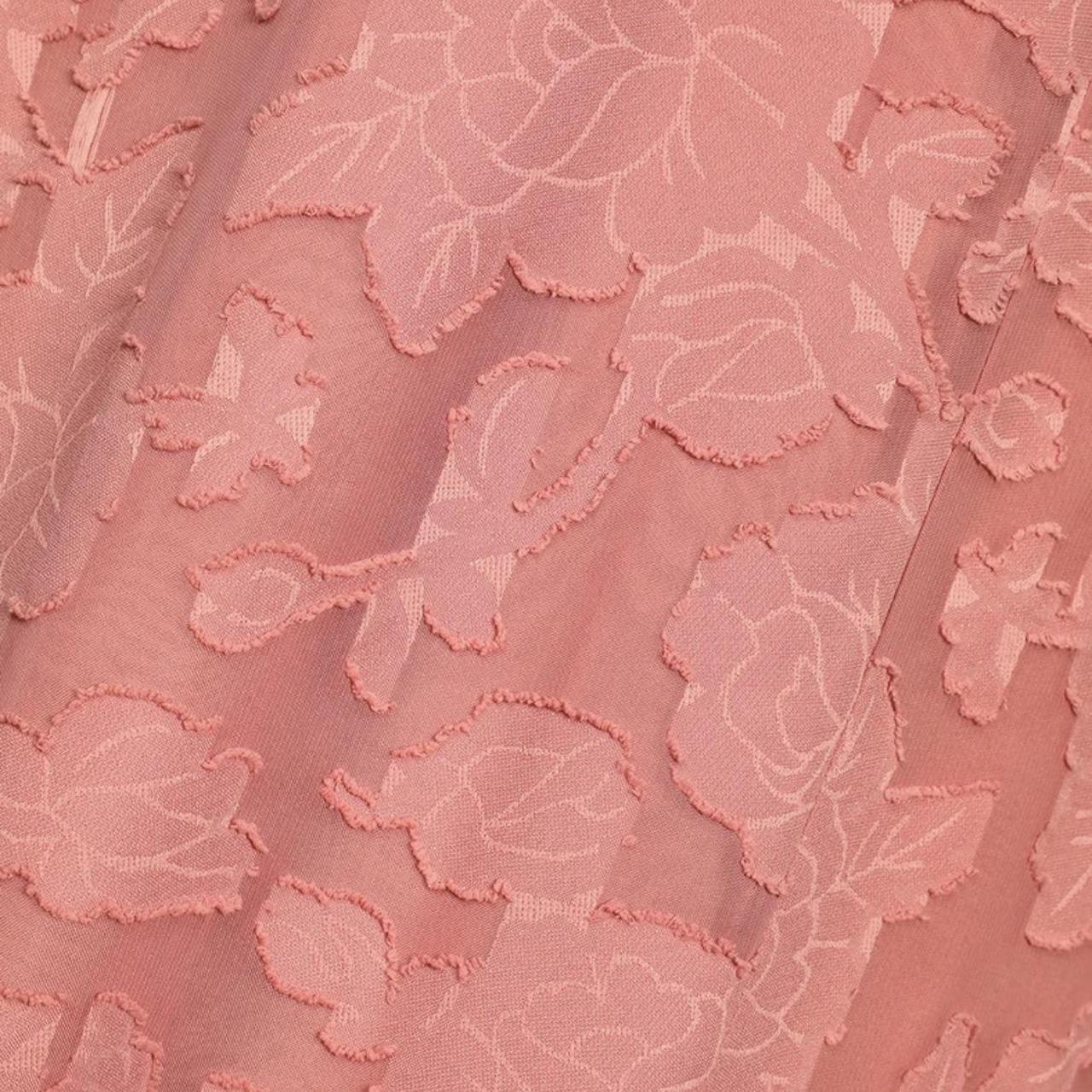Rusty Rose Dress - Floral Burnout Dress - Strapless Maxi Dress - Lulus